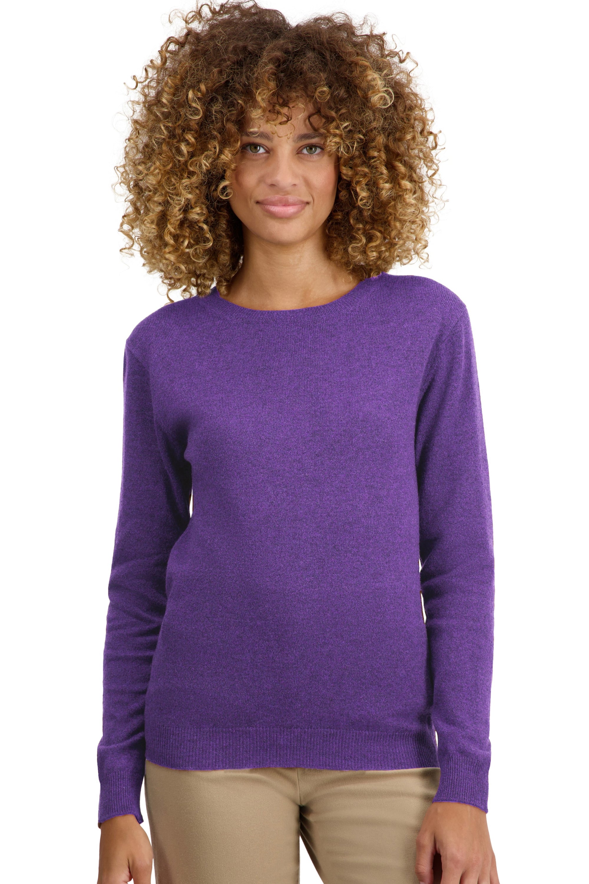 Thalia en cachemire femme - new highland - Mahogany