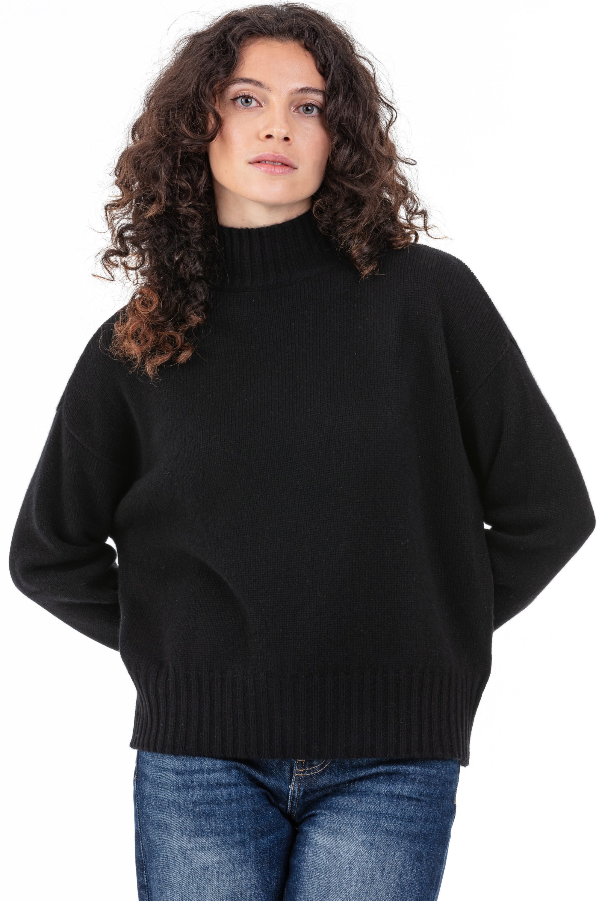 Daniella en cachemire femme - noir - Mahogany