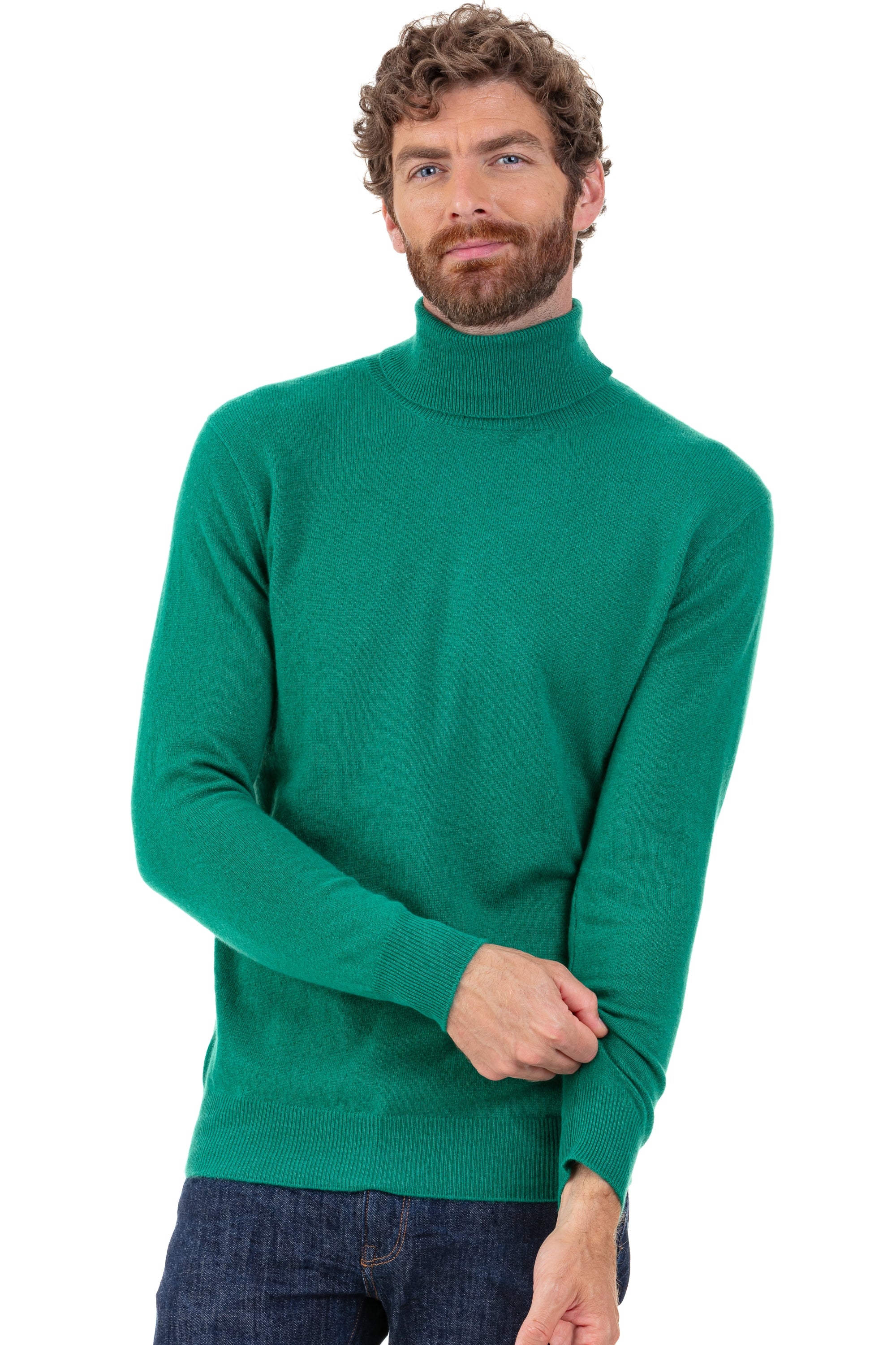 Tarry en cachemire homme - botanical - Mahogany
