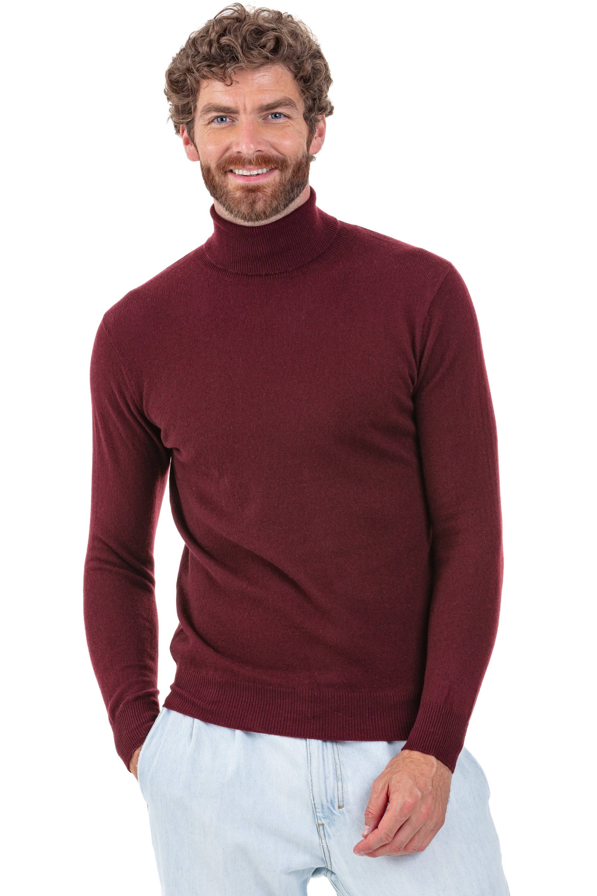 Tarry en cachemire homme - deep violet - Mahogany
