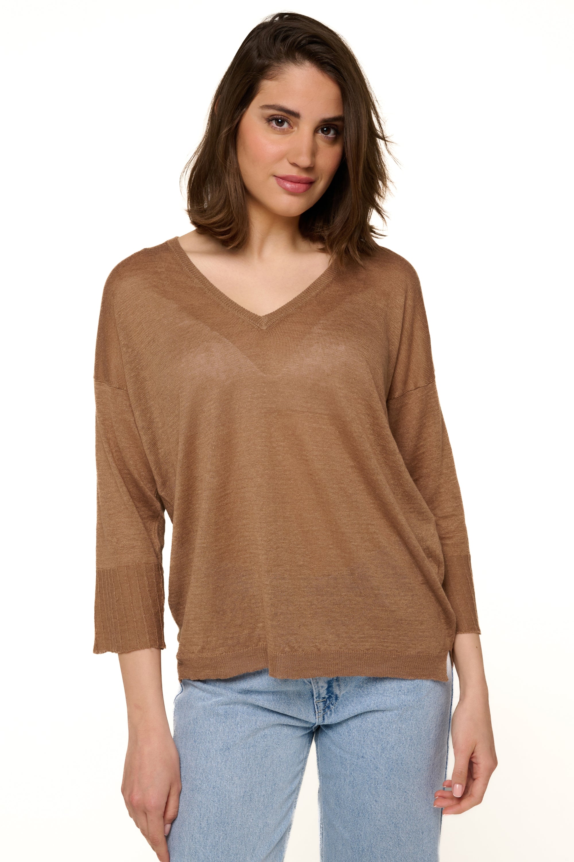 Rosanna en lin femme - nutmeg - Mahogany