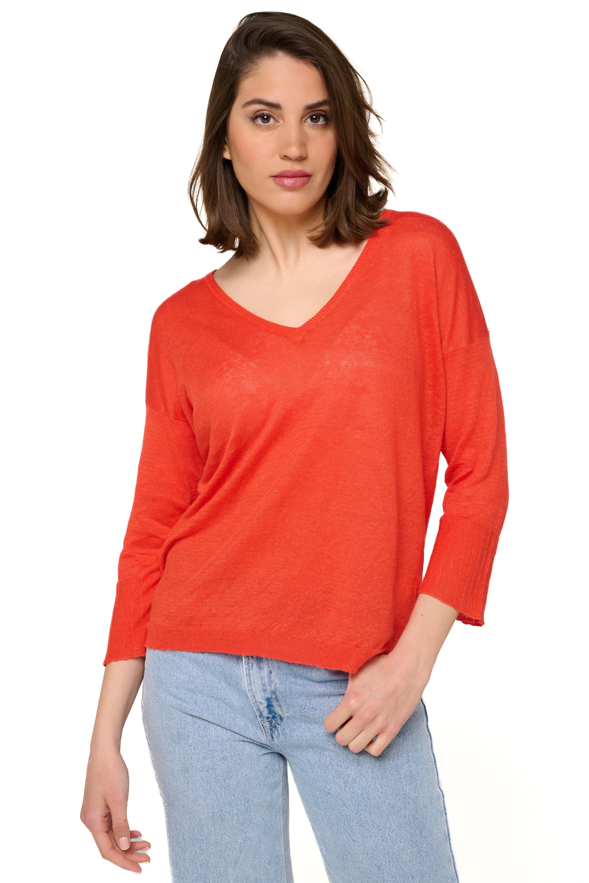 Rosanna en lin femme - salsa - Mahogany