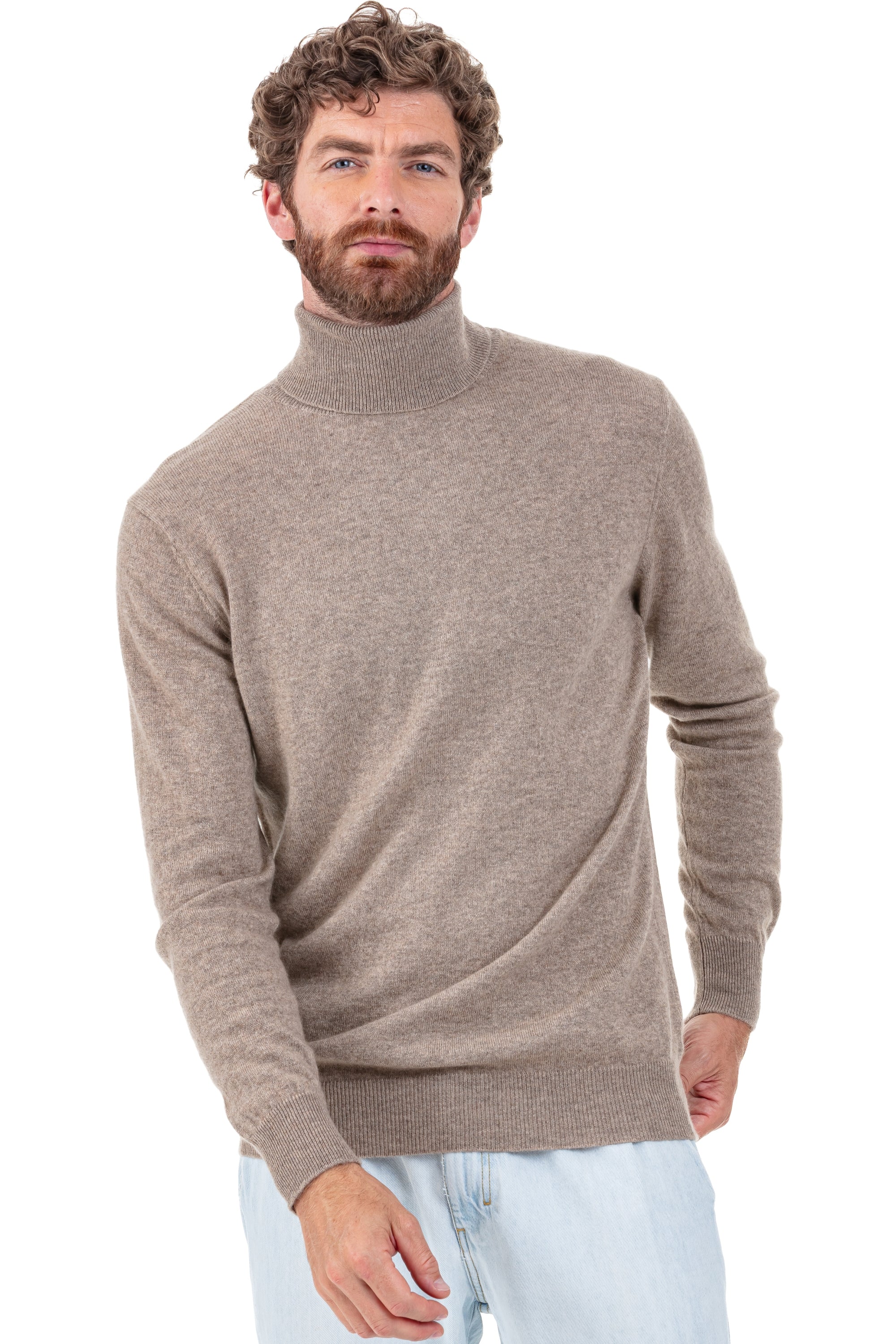 Tarry en cachemire homme - natural brown - Mahogany
