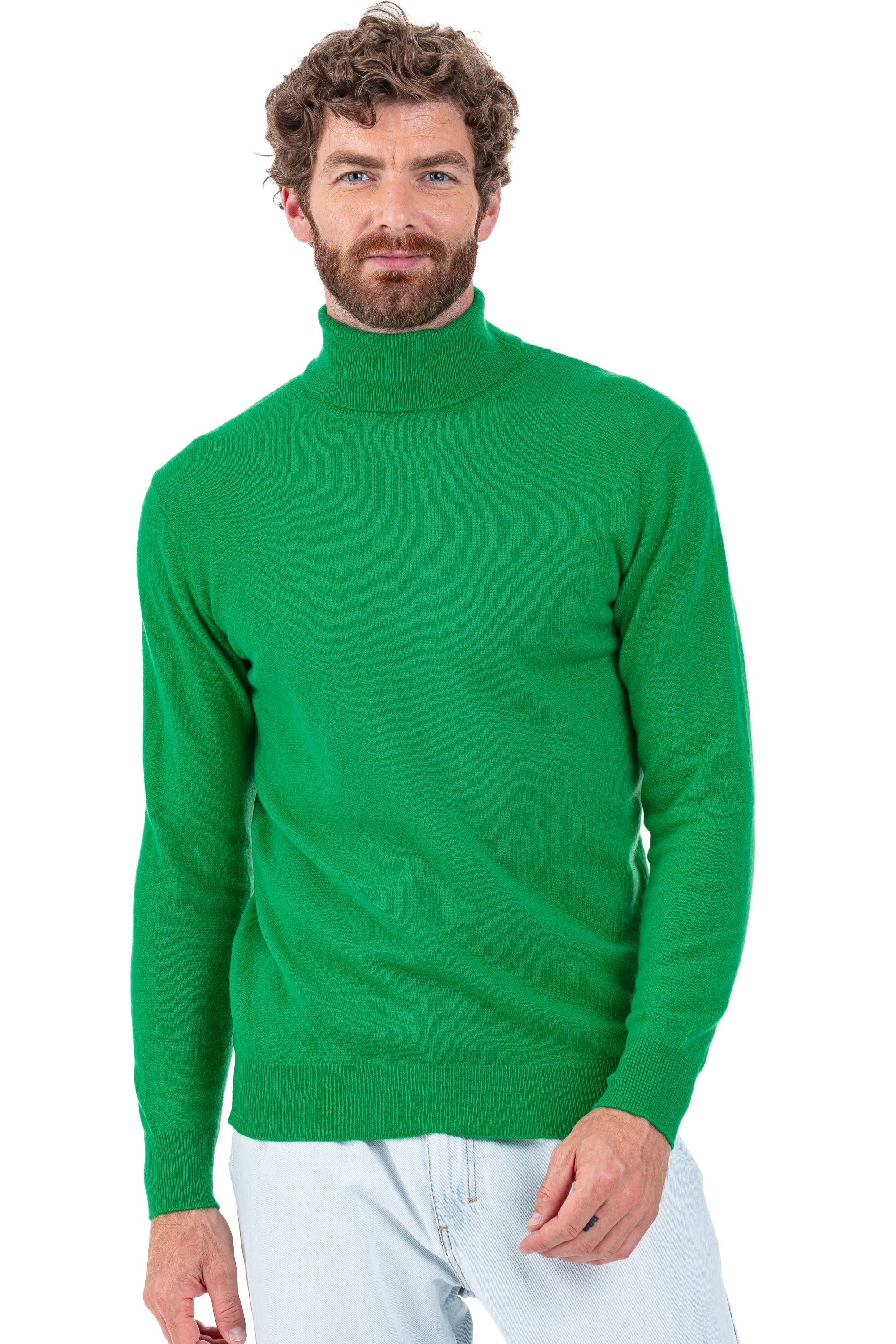 Tarry en cachemire homme - new green - Mahogany