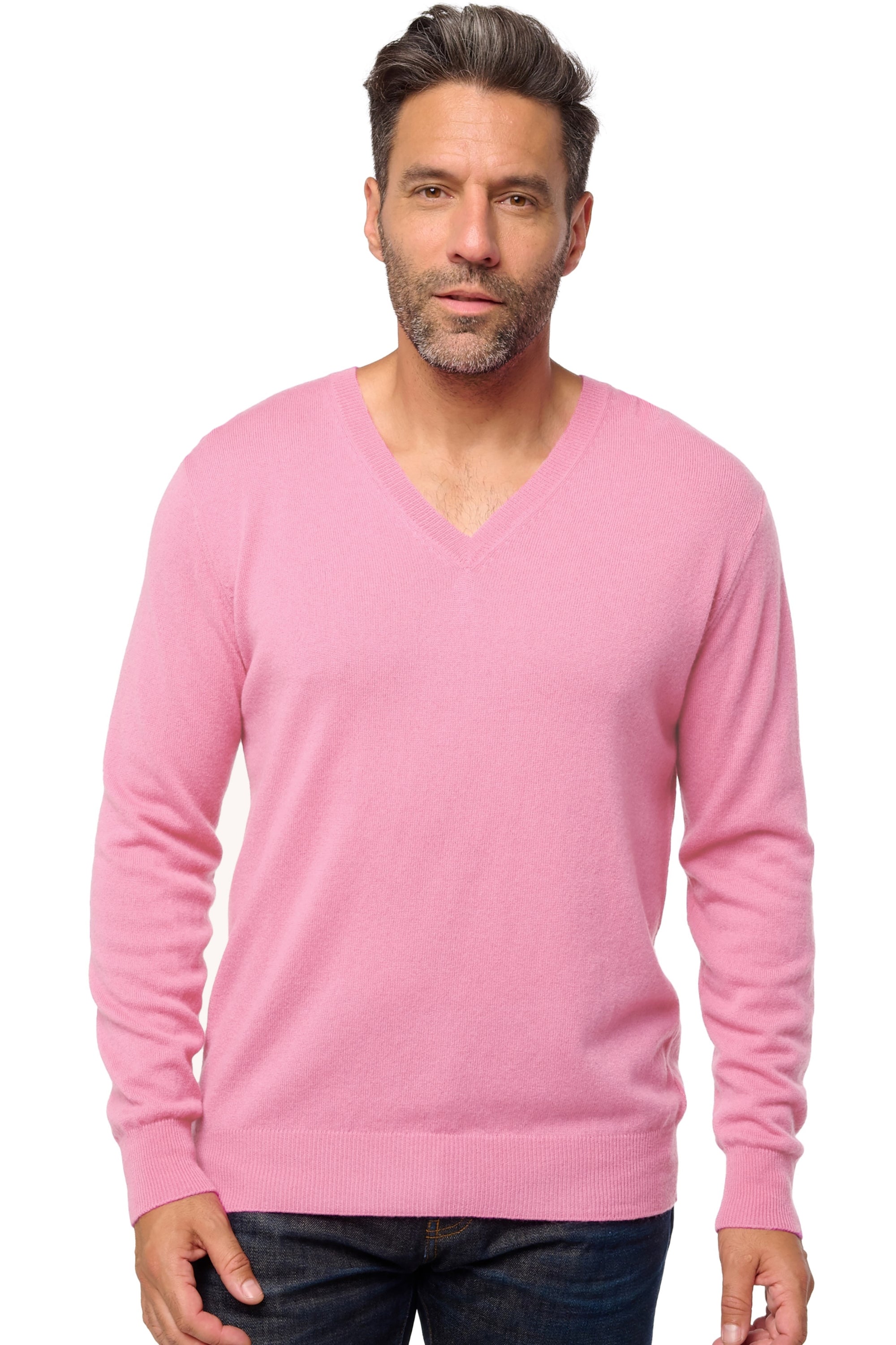 Tor en cachemire homme - strawberry ice - Mahogany