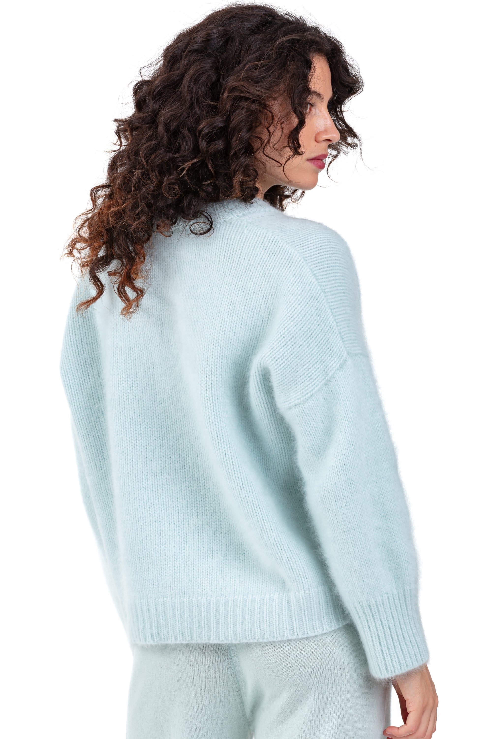 Pamela en cocoon cachemire femme - Vue 2 - aqua - Mahogany