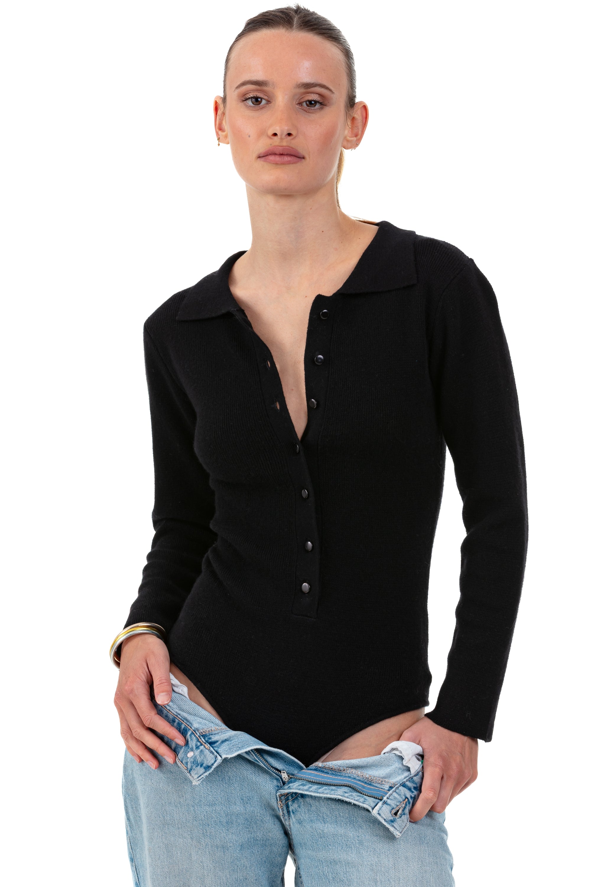 Panacotta en cachemire femme - noir - Mahogany