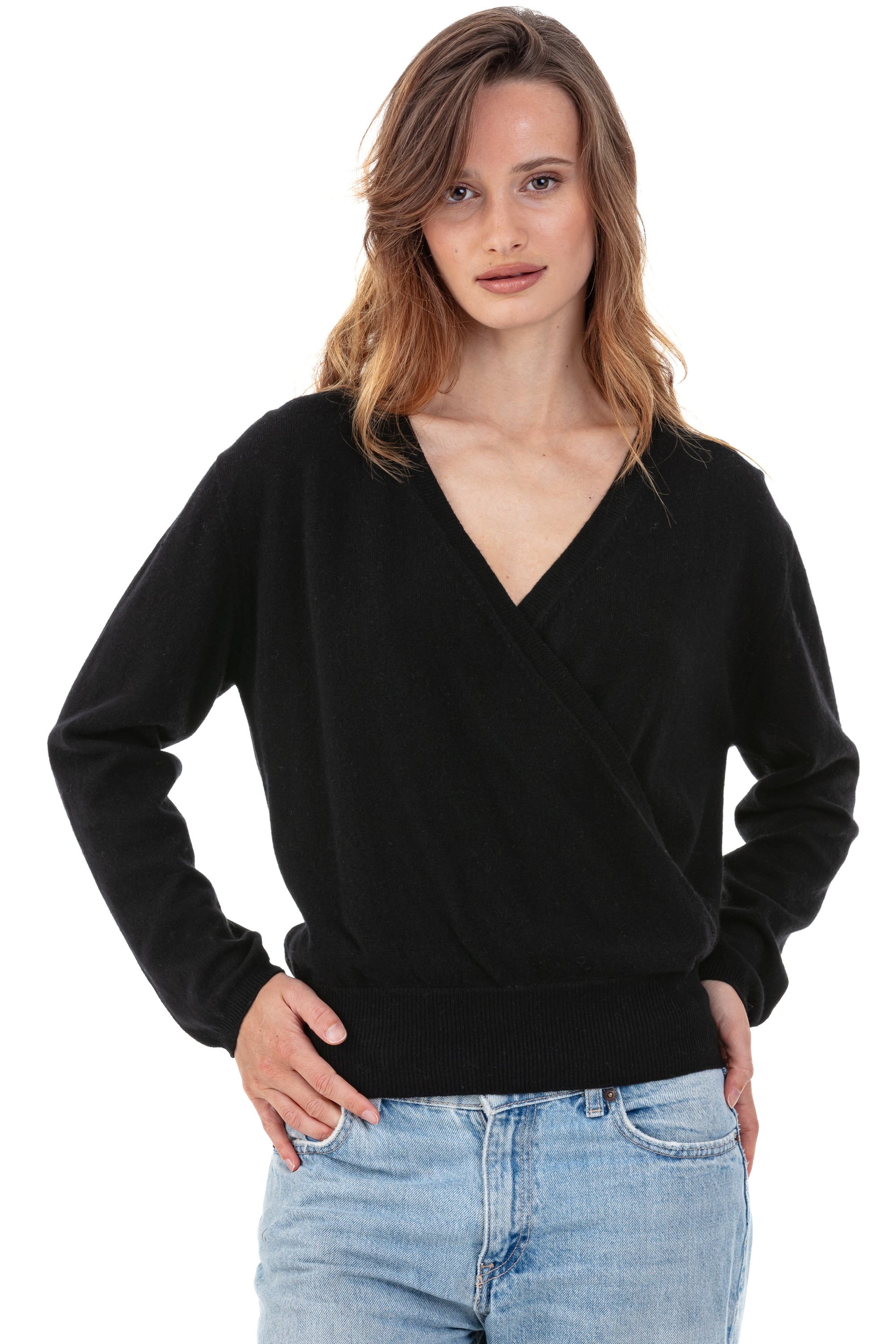 Paula en cachemire femme - noir - Mahogany