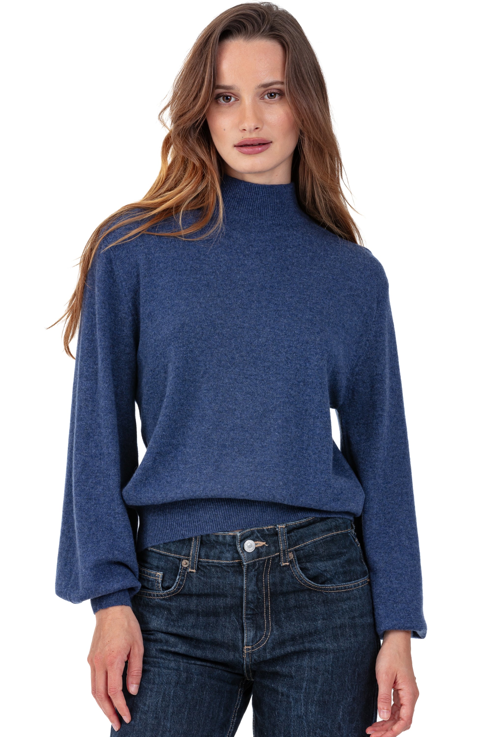 Pia en cachemire femme - indigo - Mahogany