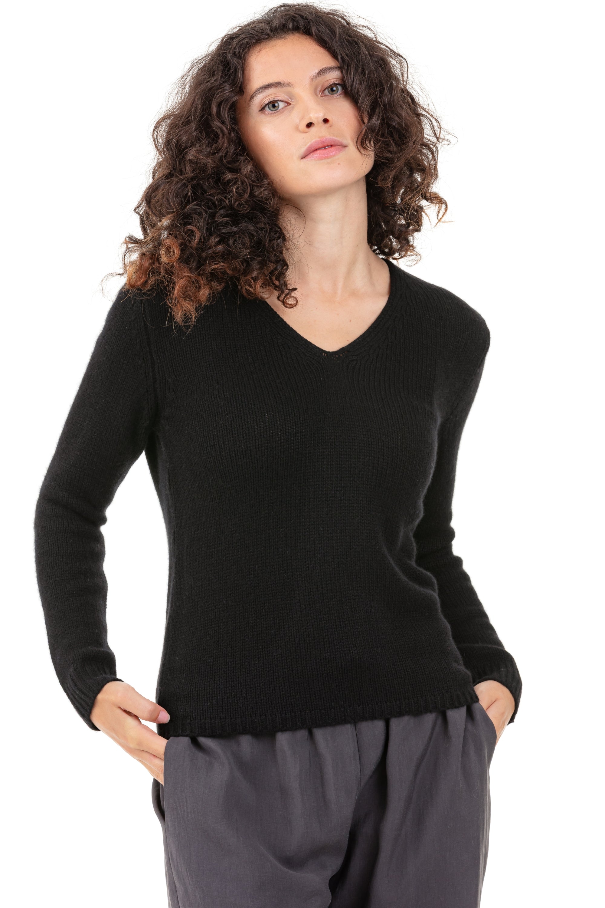 Piana en cachemire femme - noir - Mahogany