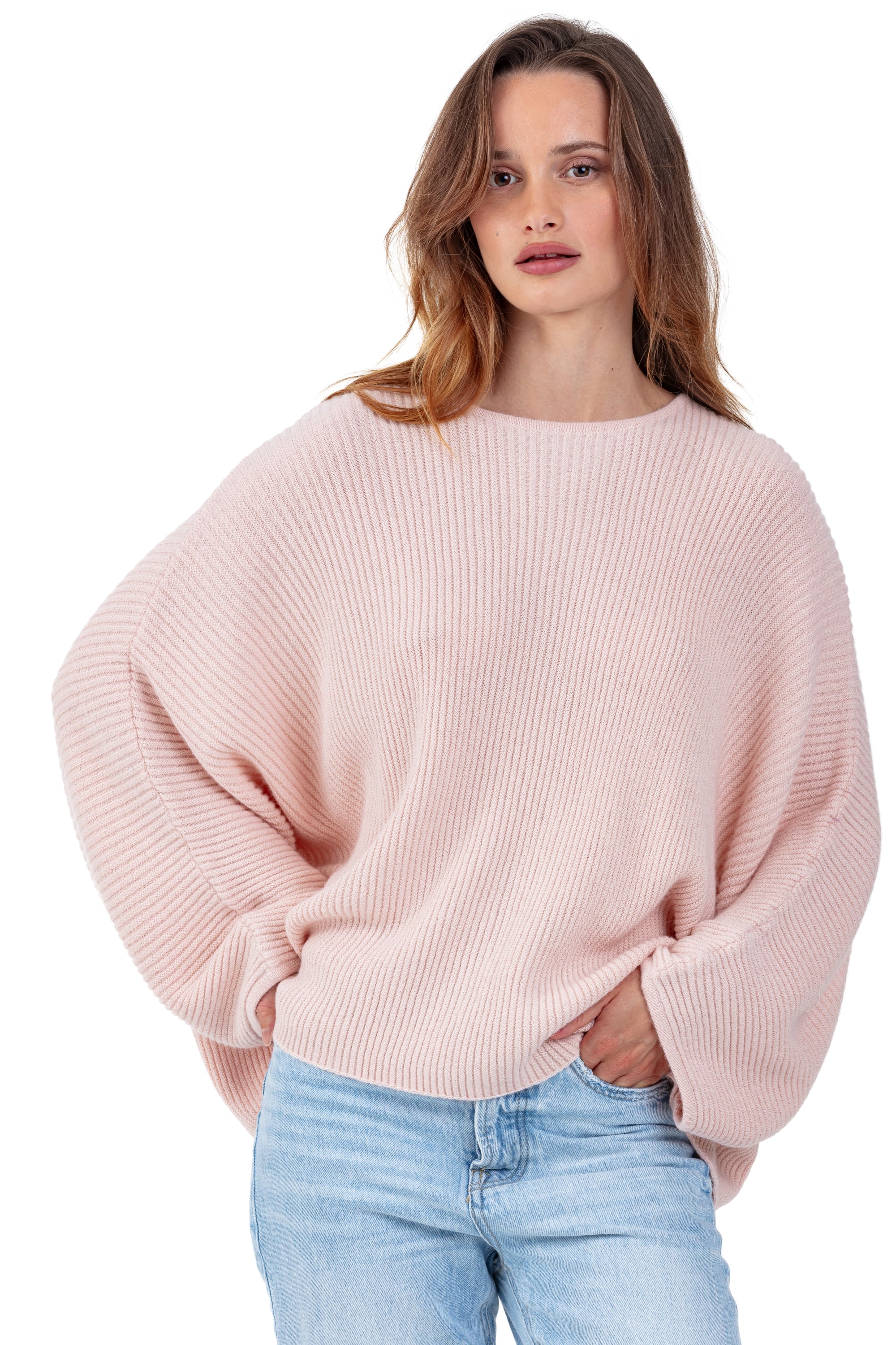 Polly en baby alpaga femme - petal pink - Mahogany