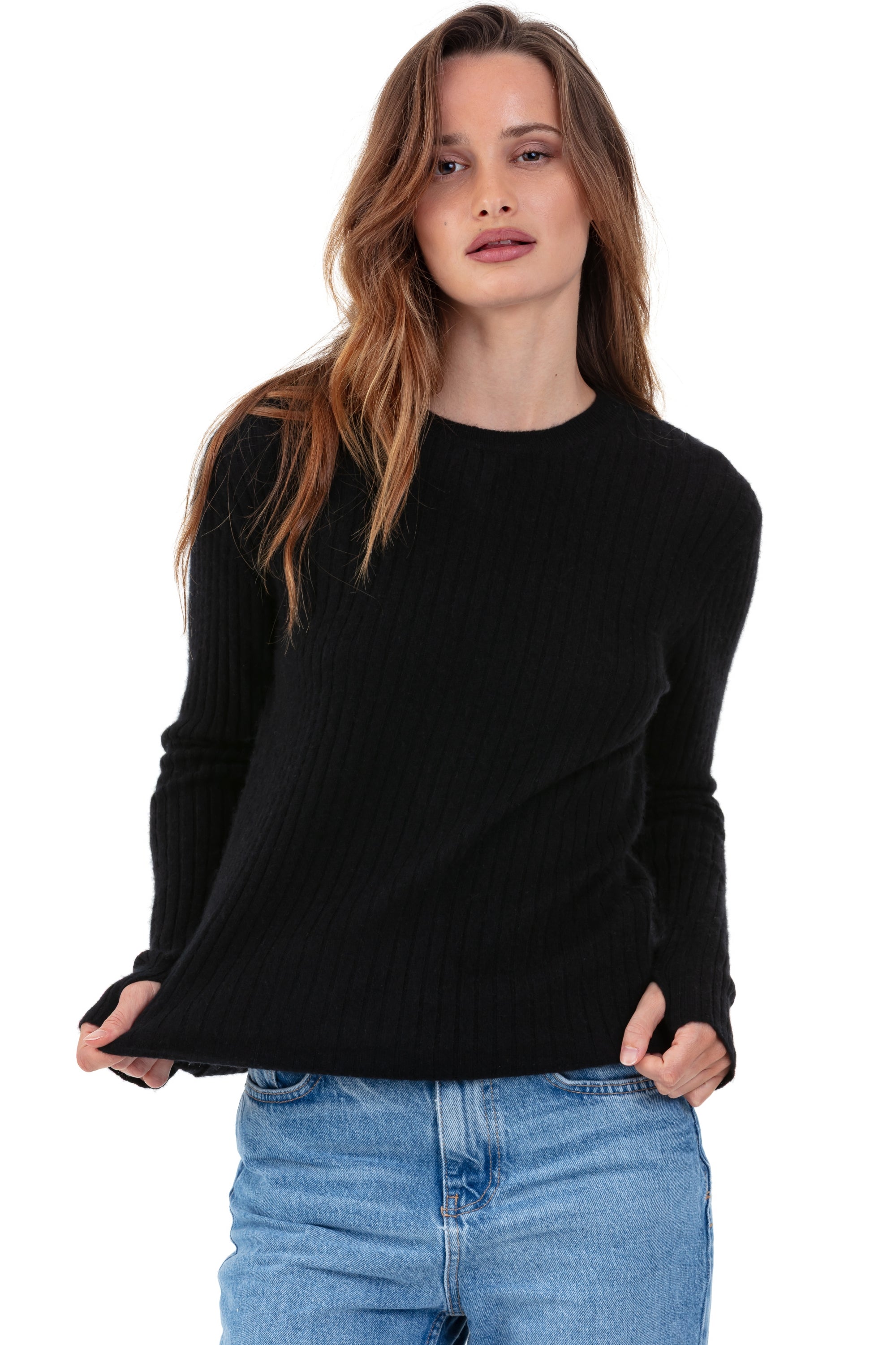 Princess en cocoon cachemire femme - black - Mahogany