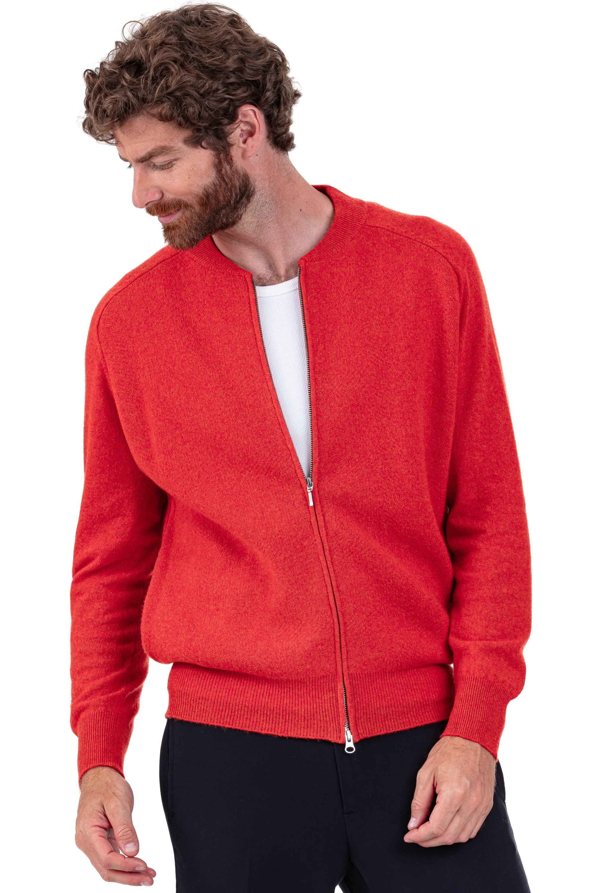 Dwaren en cachemire homme - paprika - Mahogany