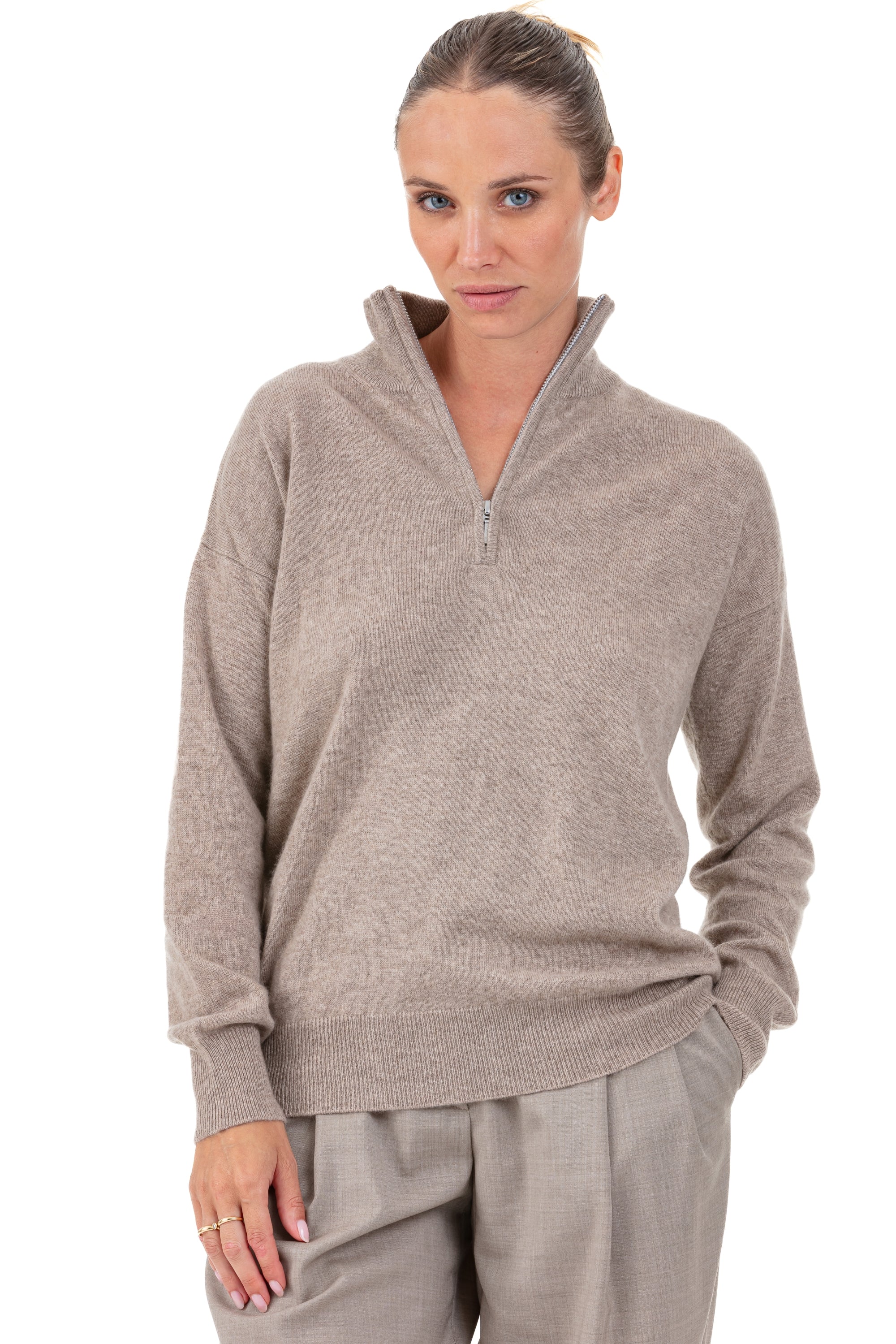 Groseille en cachemire femme - natural brown - Mahogany