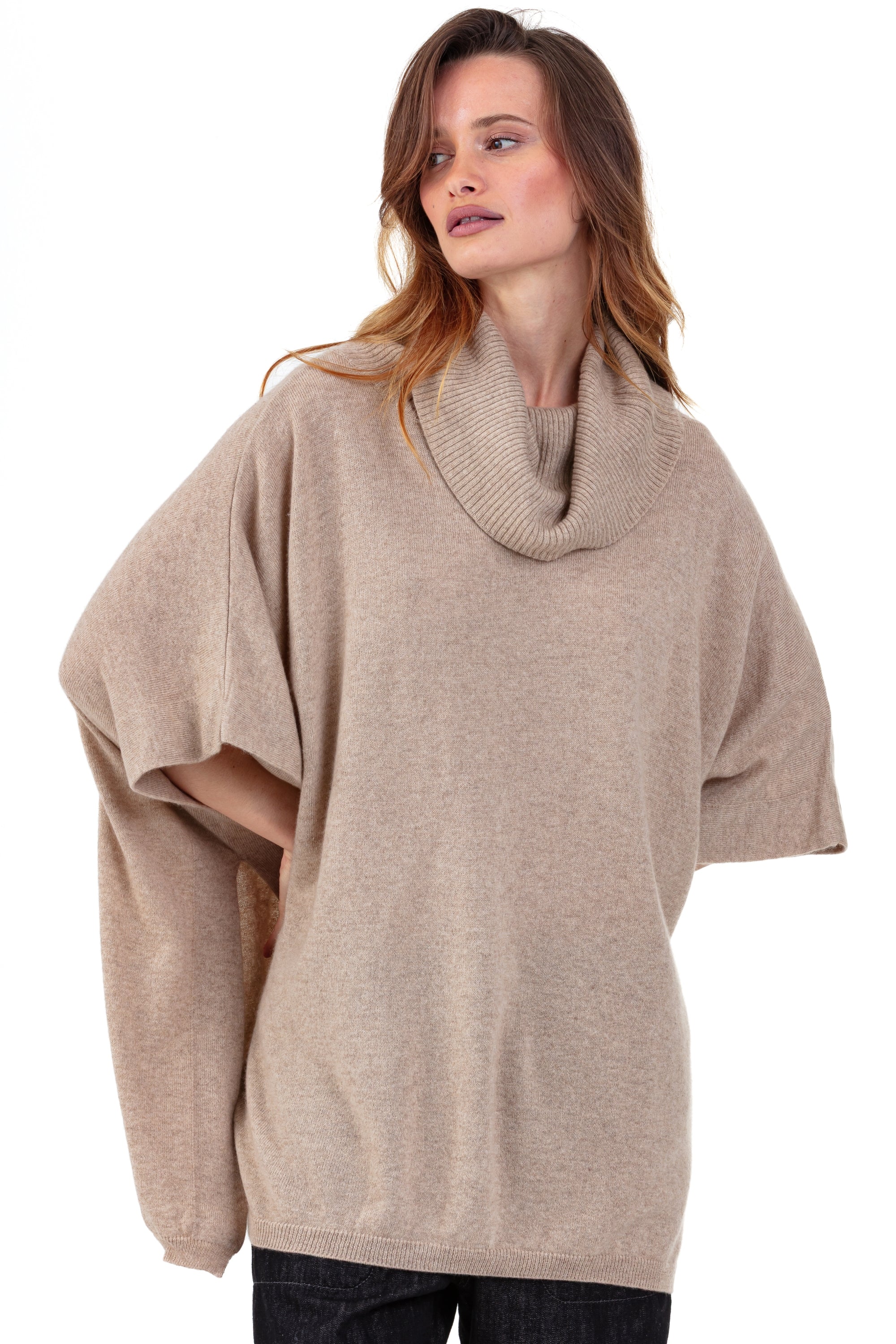 Roma en cachemire femme - natural stone - Mahogany
