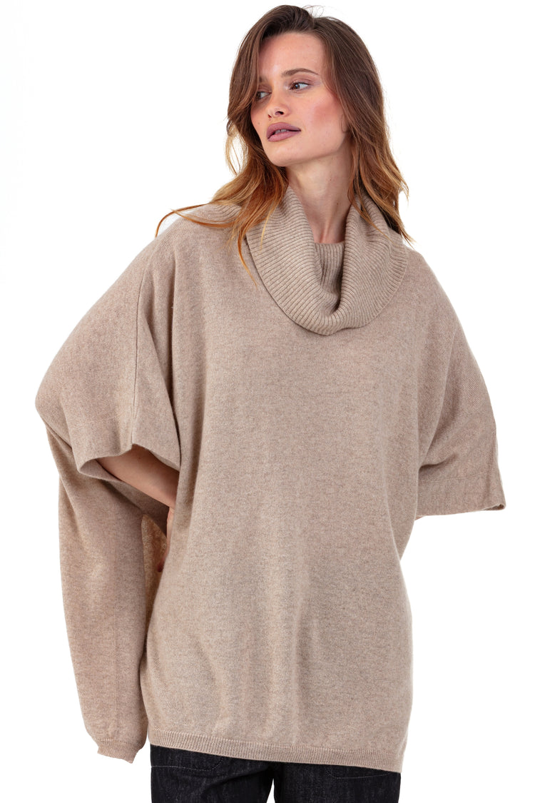Roma en cachemire femme - natural stone - Mahogany