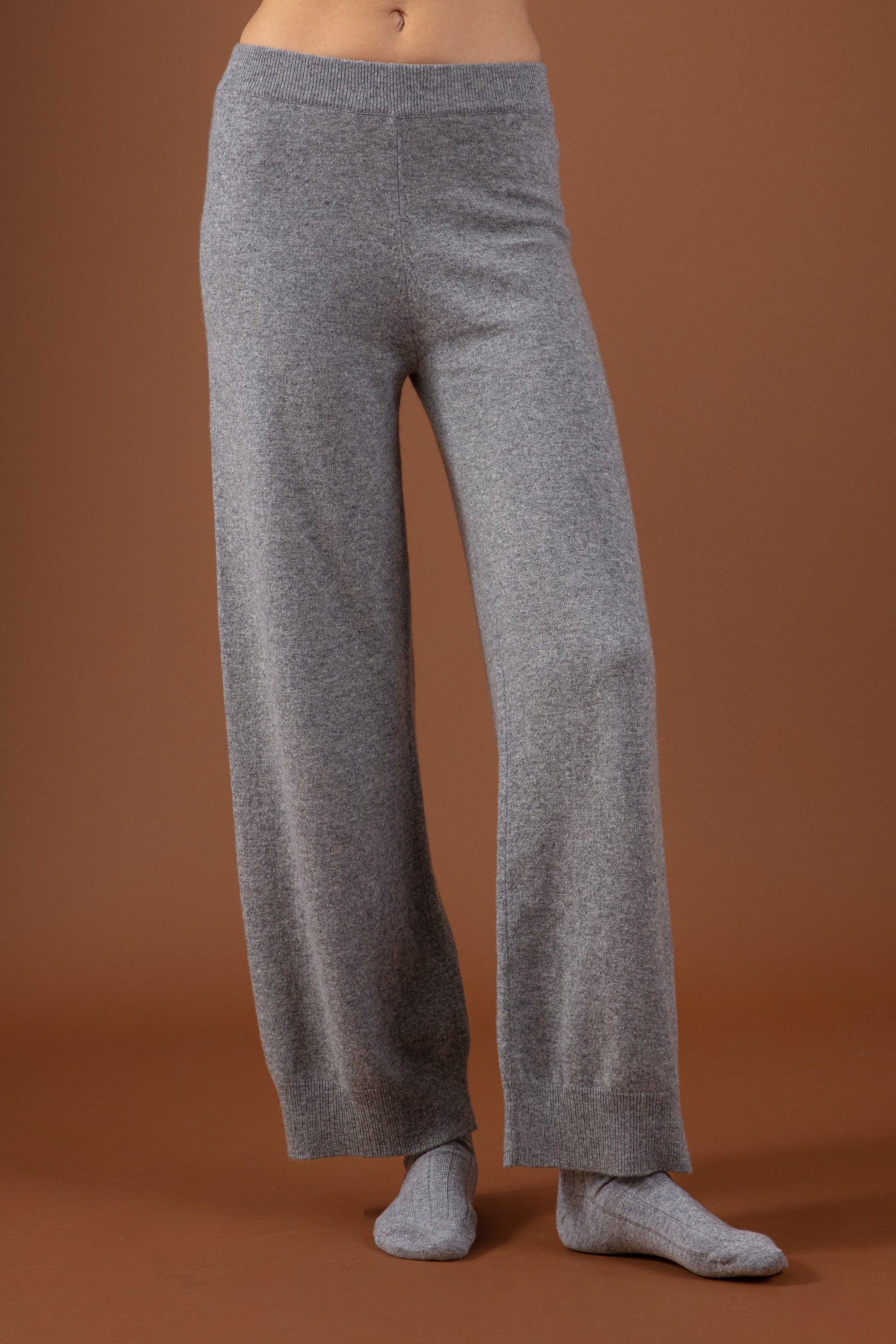 Reese en cachemire femme - gris chiné - Mahogany