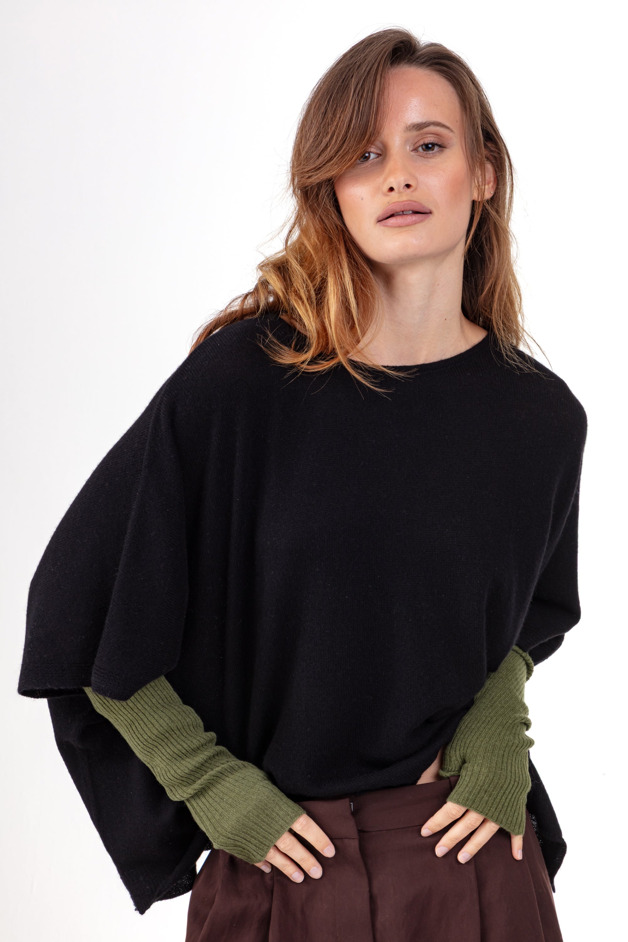 Rain en cachemire femme - kaki 2025 - Mahogany