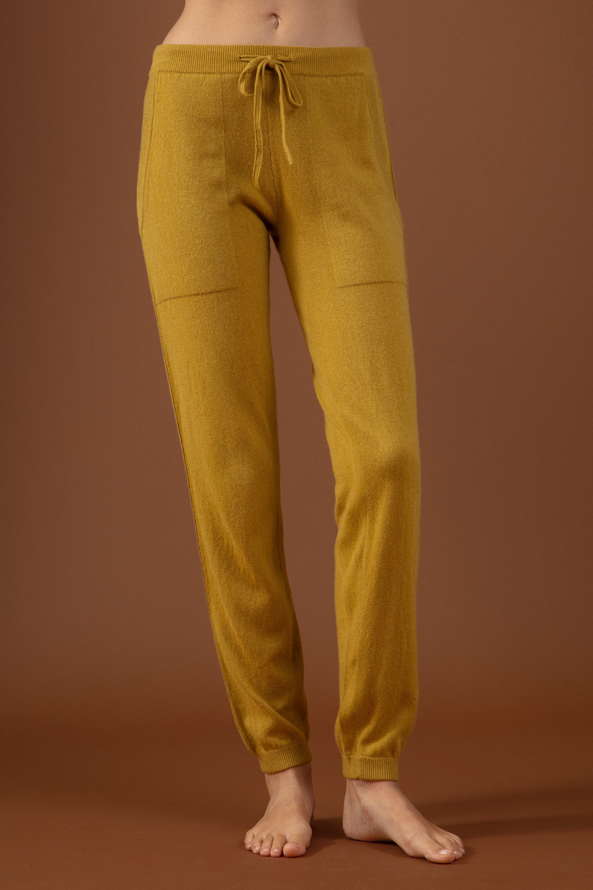 Pantalon en cachemire, 100 % Cachemire, femme, fine, , Mahogany