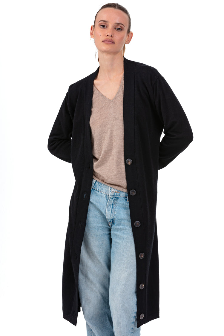 Rimini en cachemire femme - noir - Mahogany