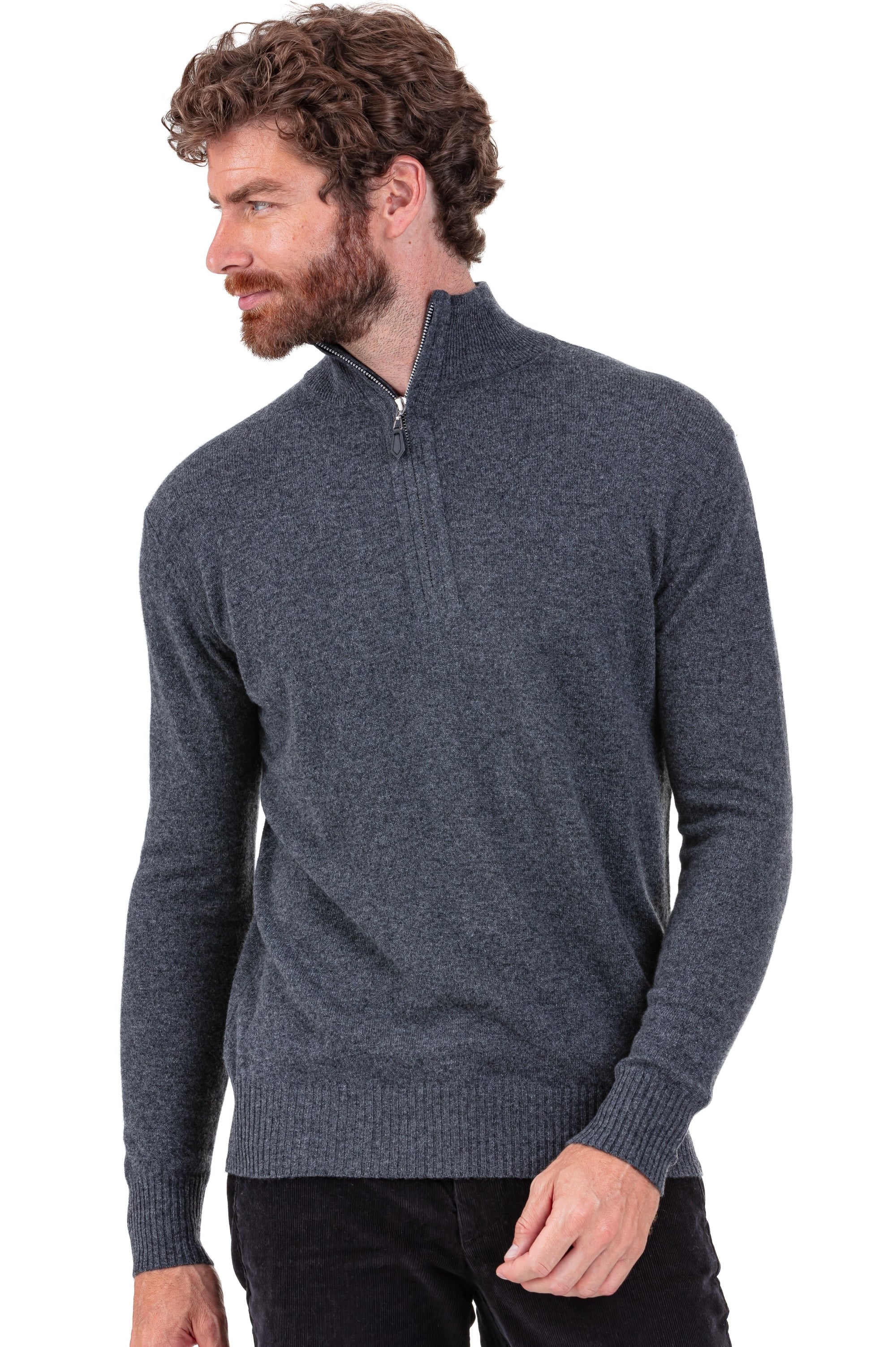 Toulon en cachemire homme - dark grey - Mahogany