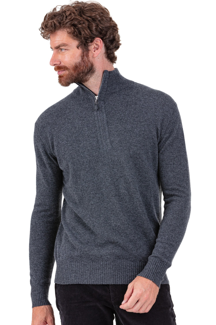 Toulon en cachemire homme - dark grey - Mahogany
