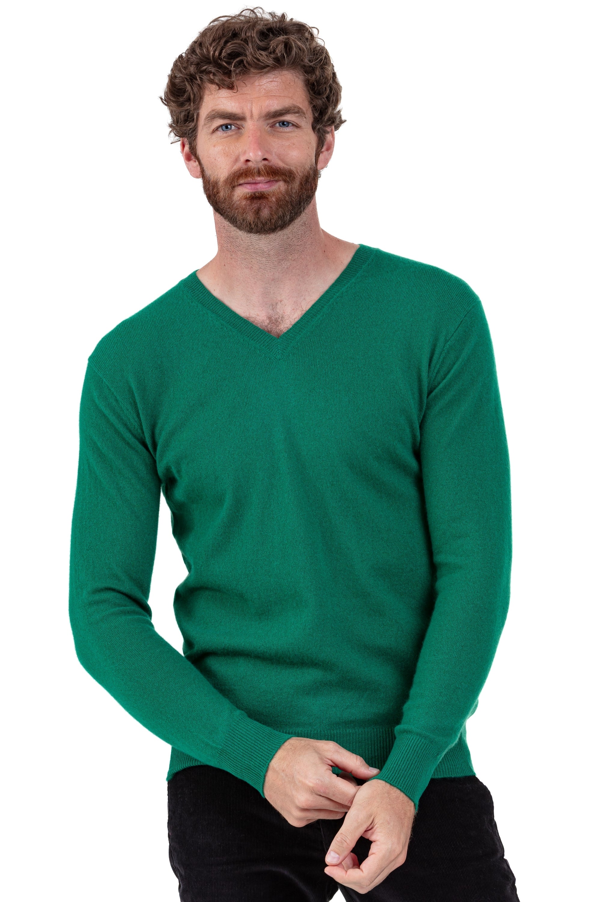 Tor en cachemire homme - botanical - Mahogany