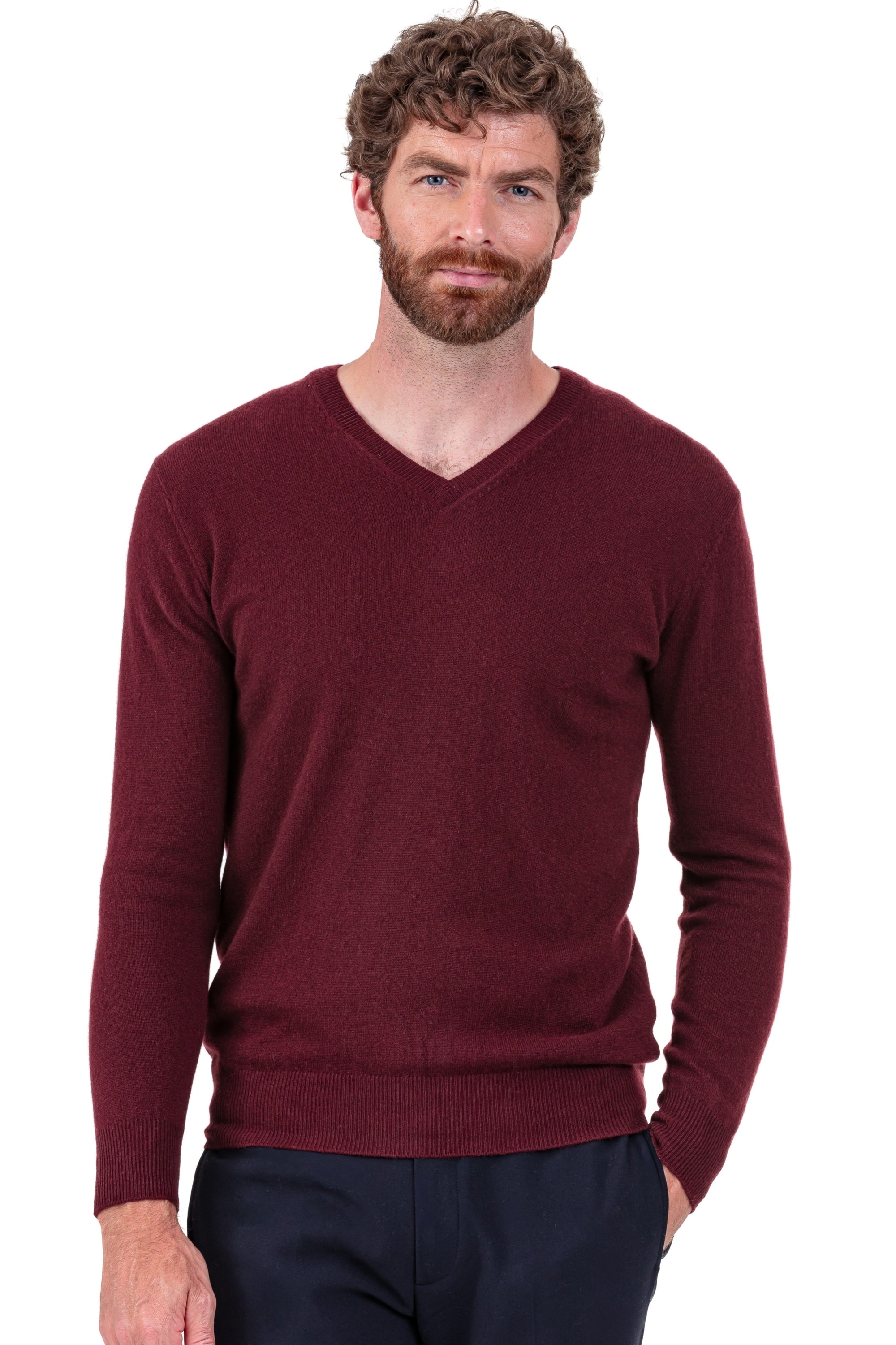 Tor en cachemire homme - deep violet - Mahogany