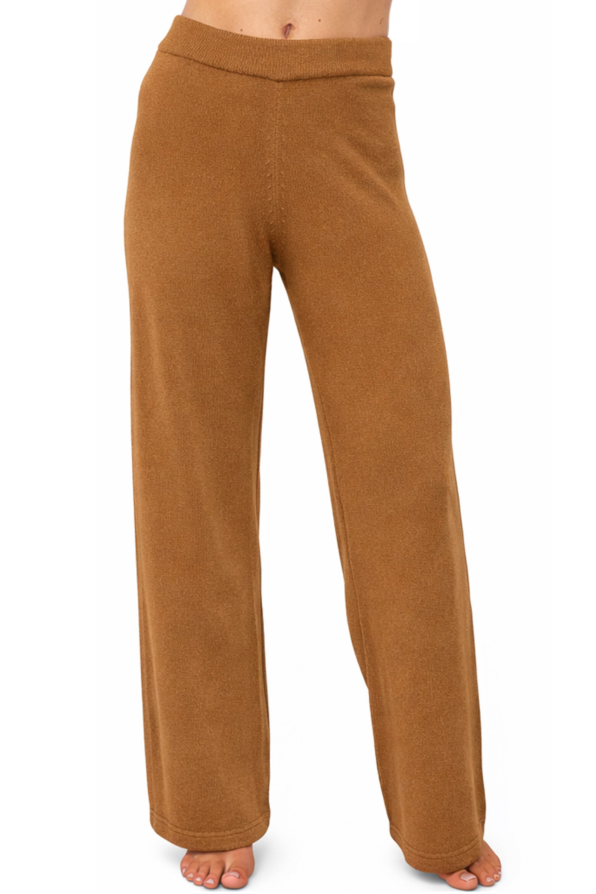 Malicieux en cachemire femme - butterscotch - Mahogany