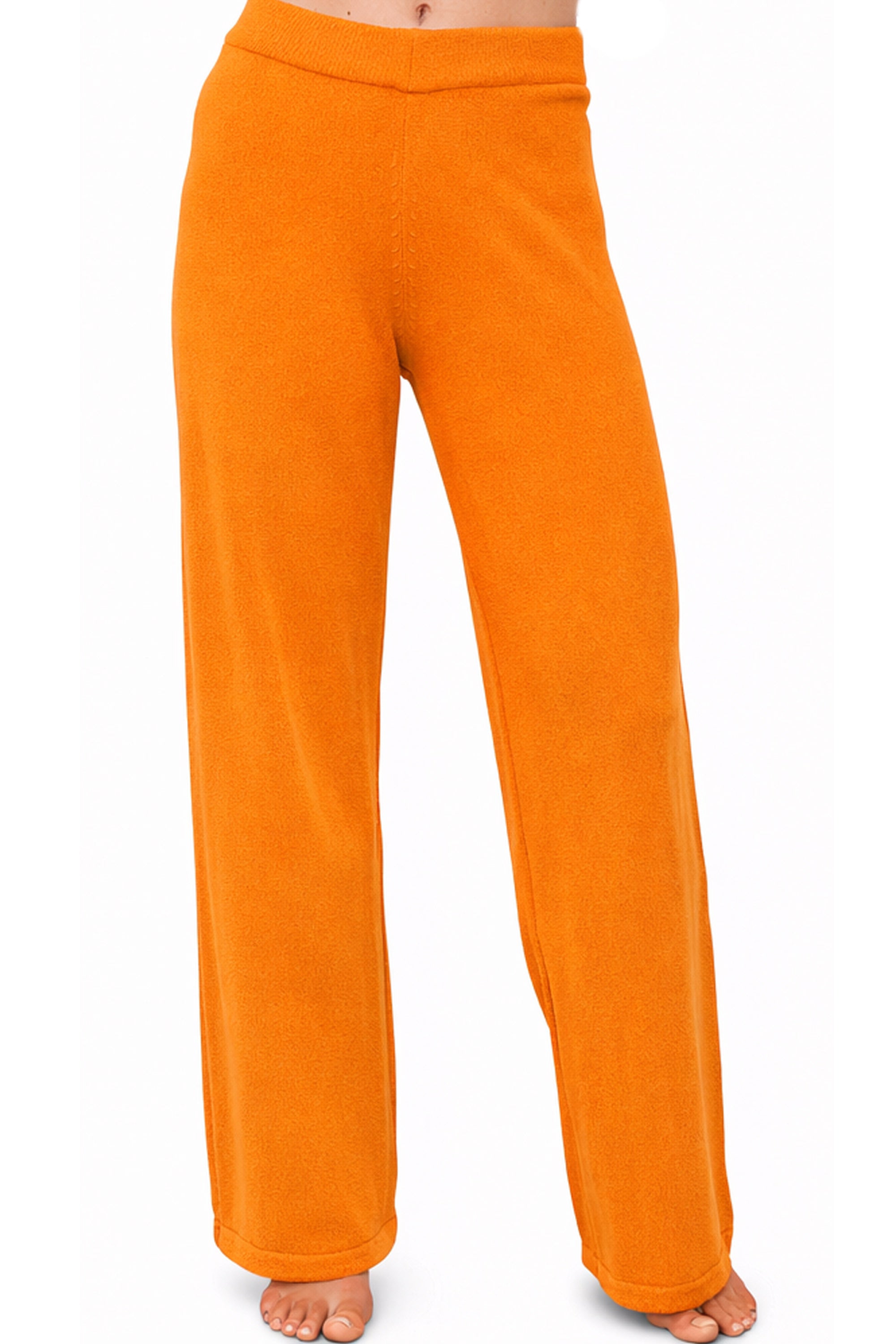 Malicieux en cachemire femme - orange - Mahogany