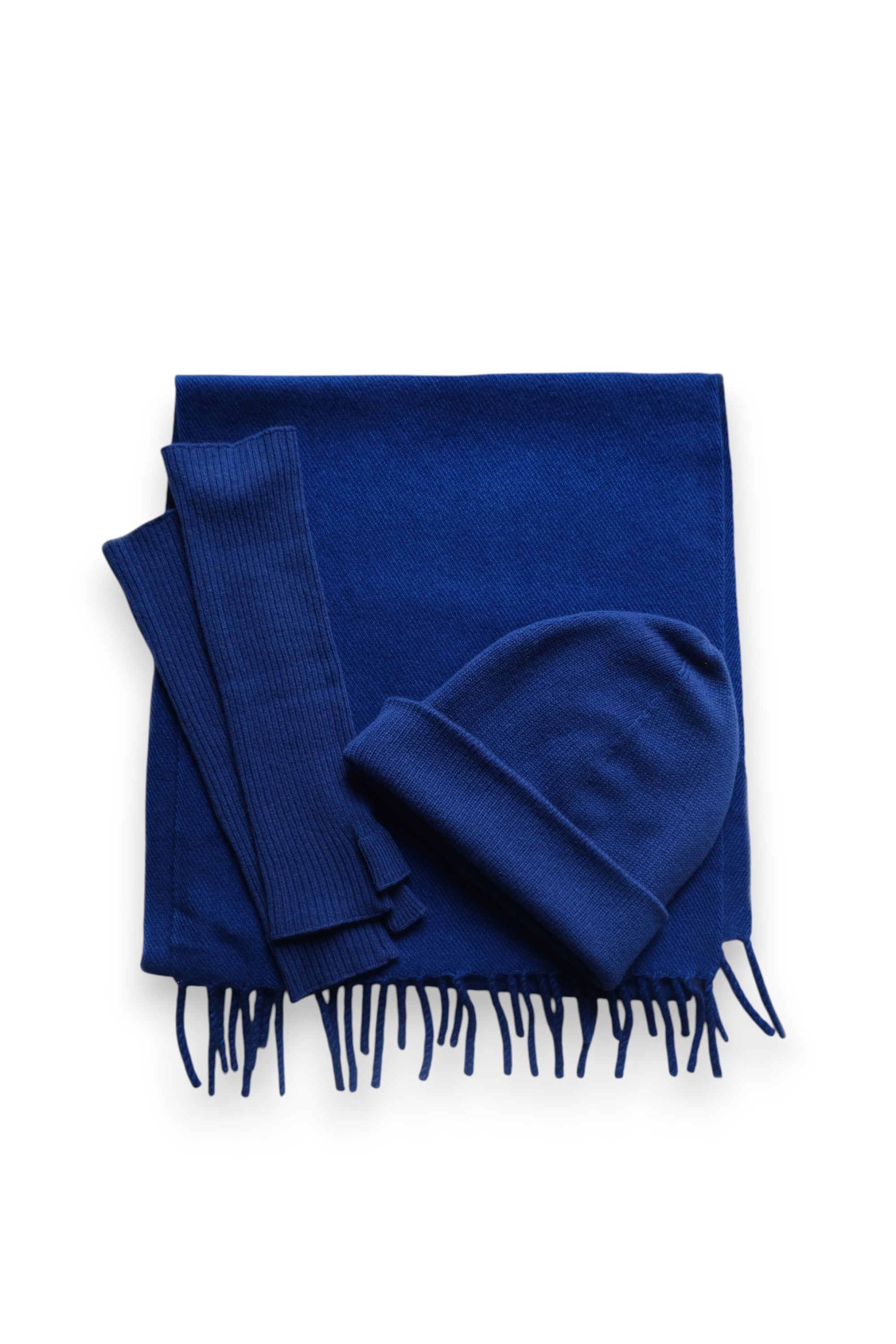 Winter set W en cachemire femme - bleu lapis - Mahogany