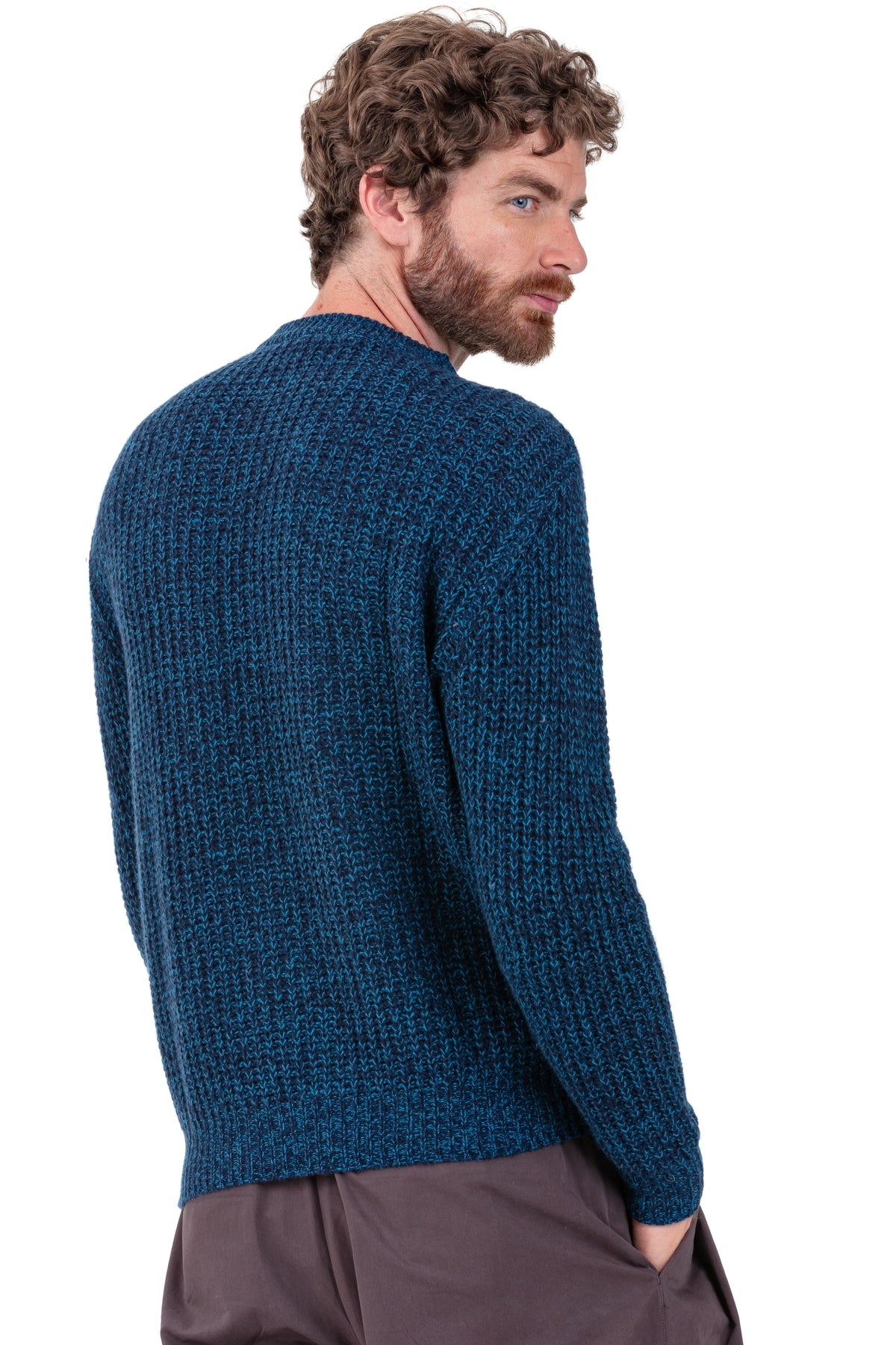 Paulin en cachemire homme - Vue 1 - marine foncé / bleu canard - Mahogany