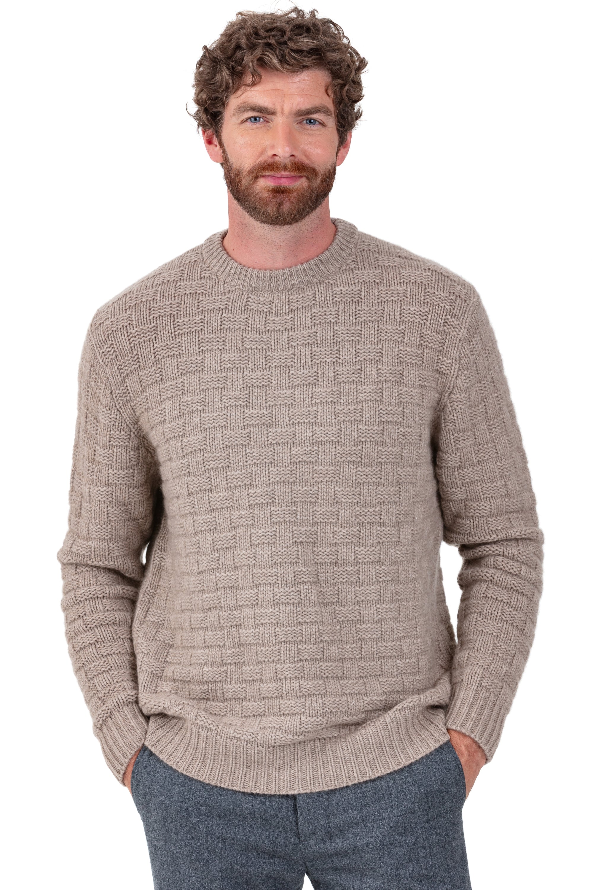 Pedro en cachemire homme - natural brown - Mahogany