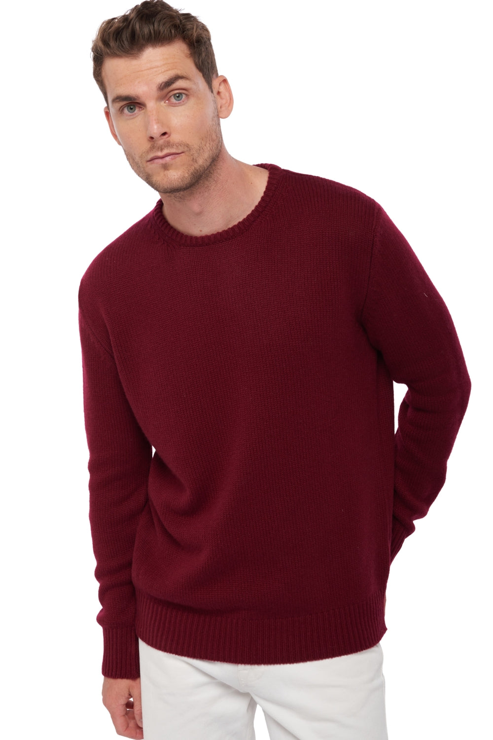 Bilal en cachemire homme - bordeaux - Mahogany
