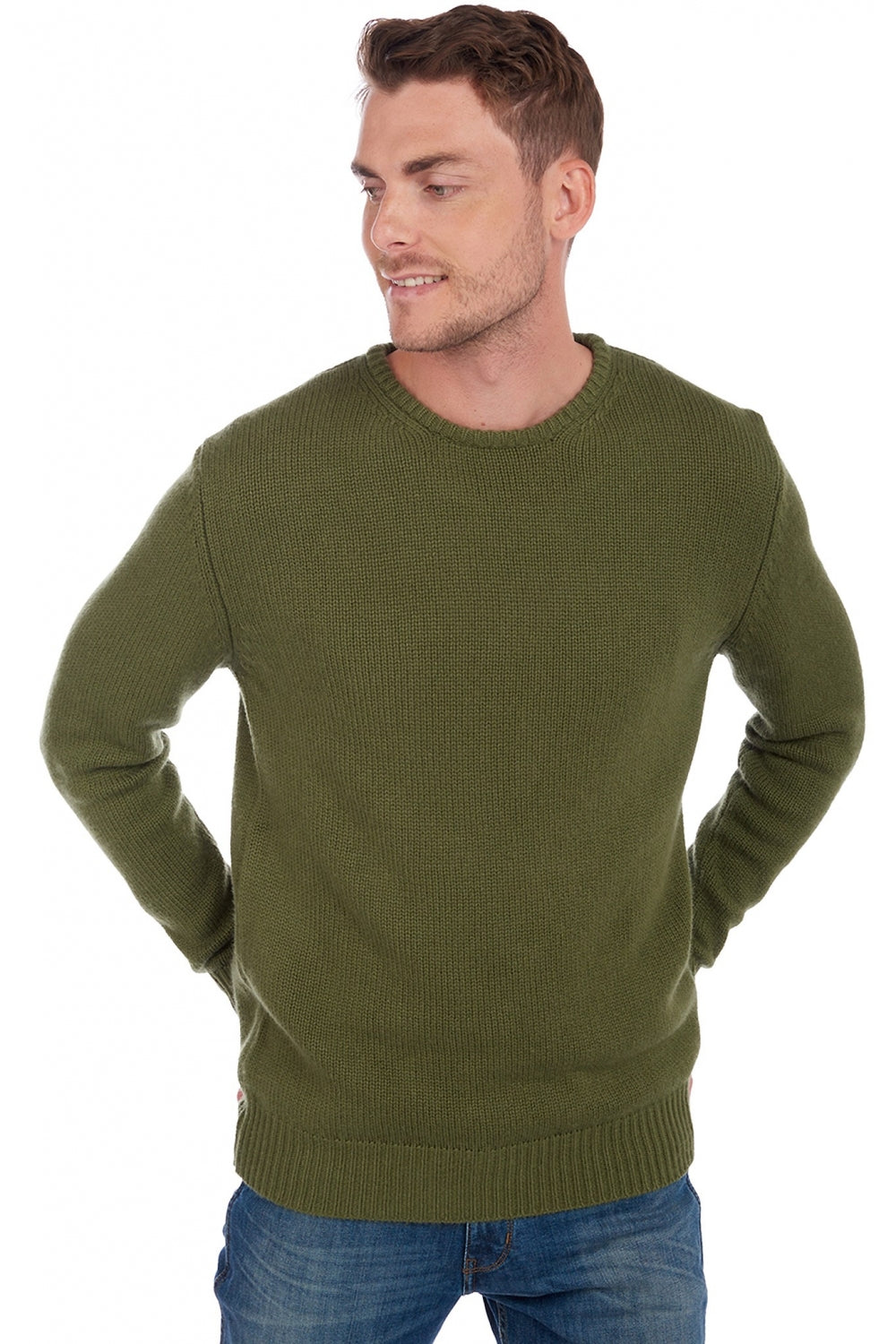 Bilal en cachemire homme - kaki - Mahogany