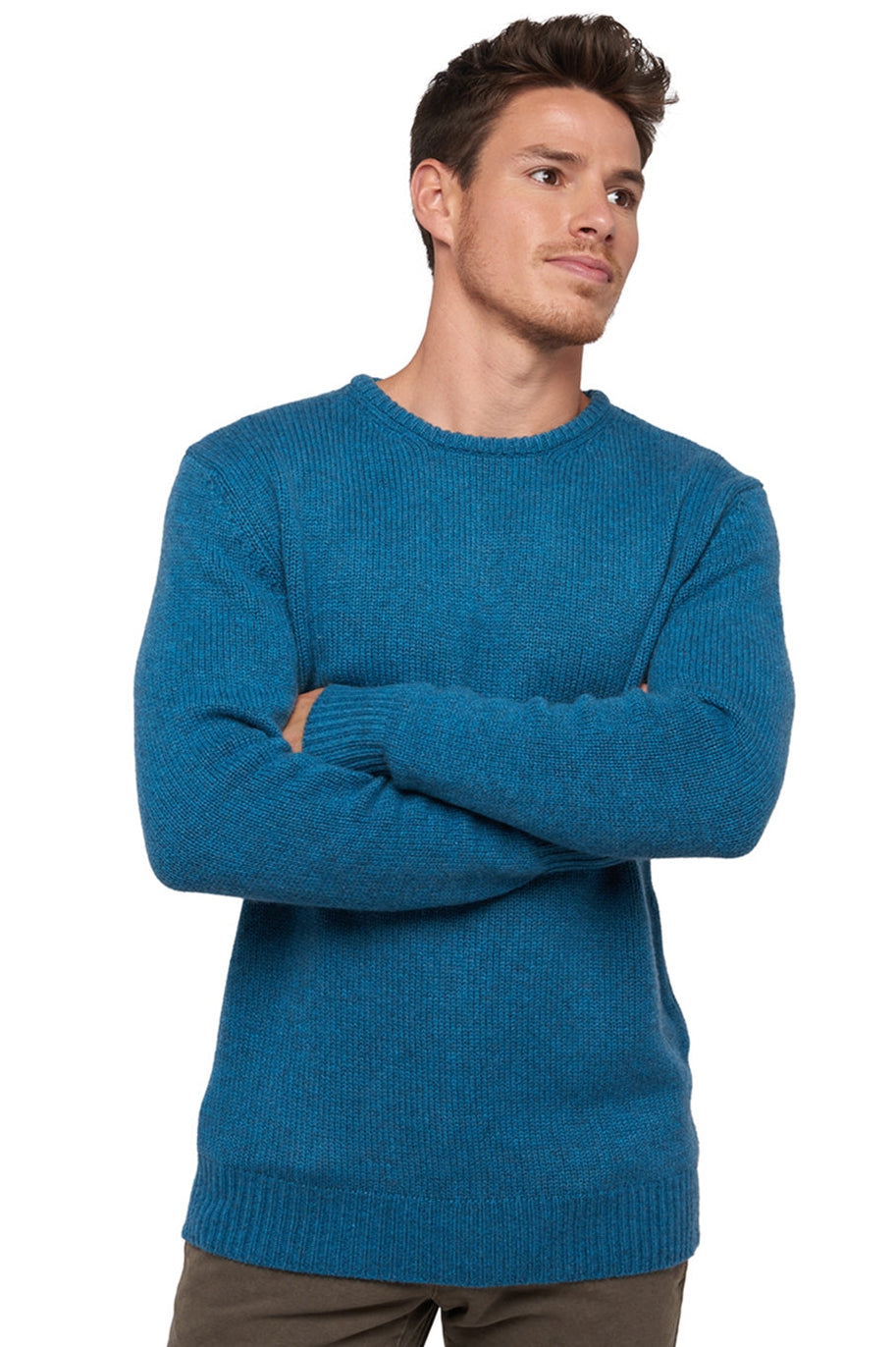 Bilal en cachemire homme - manor blue - Mahogany
