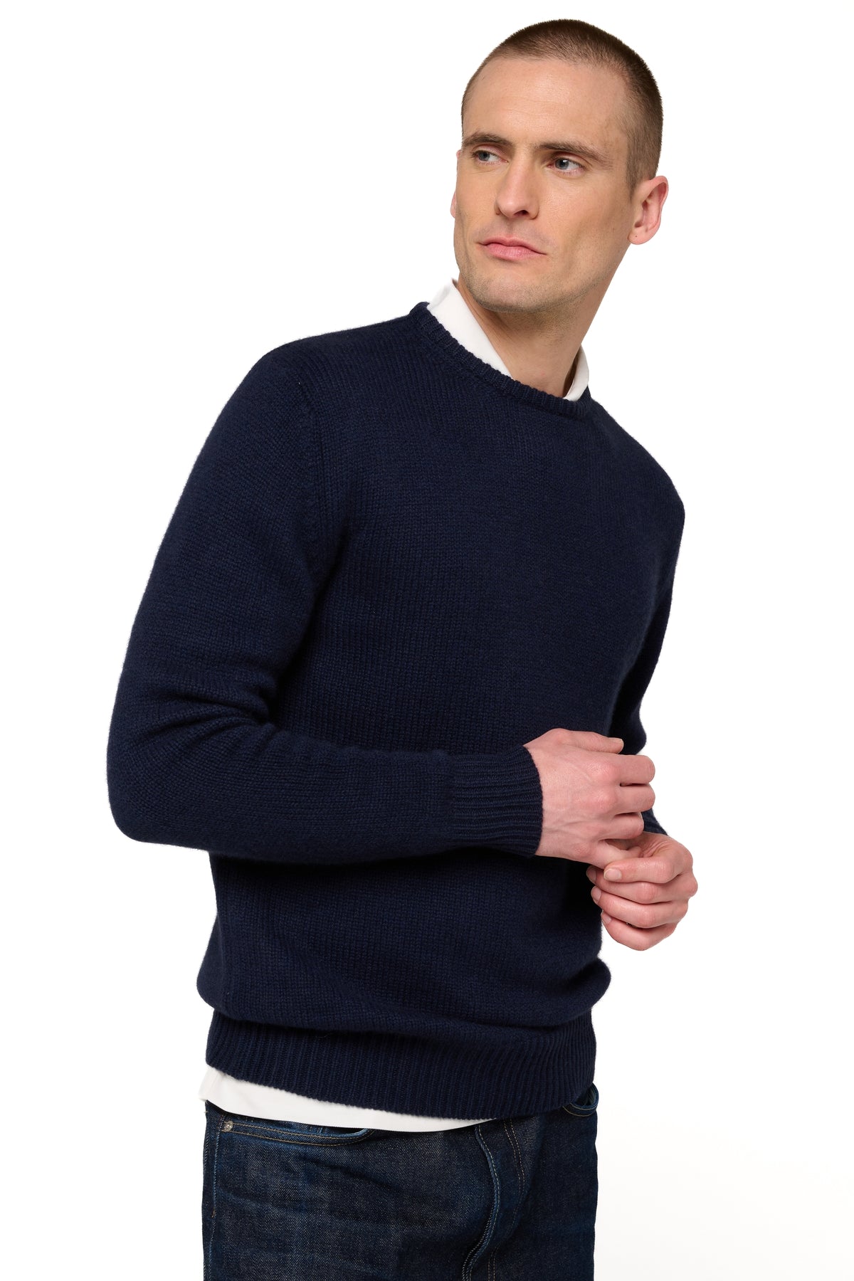 Bilal en cachemire homme - marine foncé - Mahogany