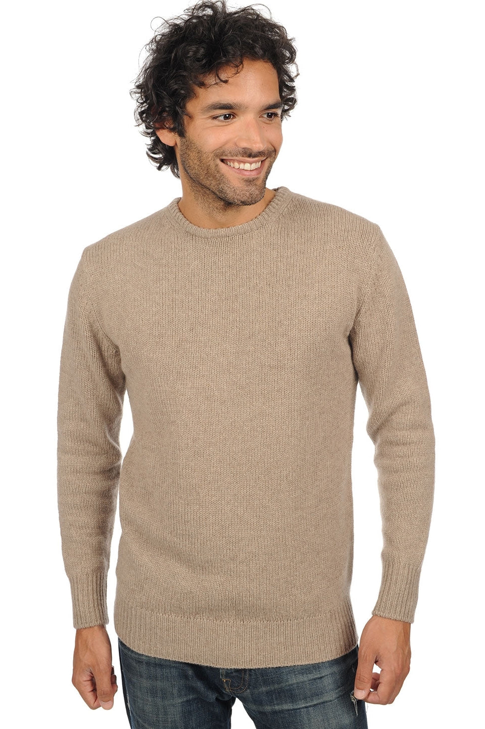 Bilal en cachemire homme - natural brown - Mahogany