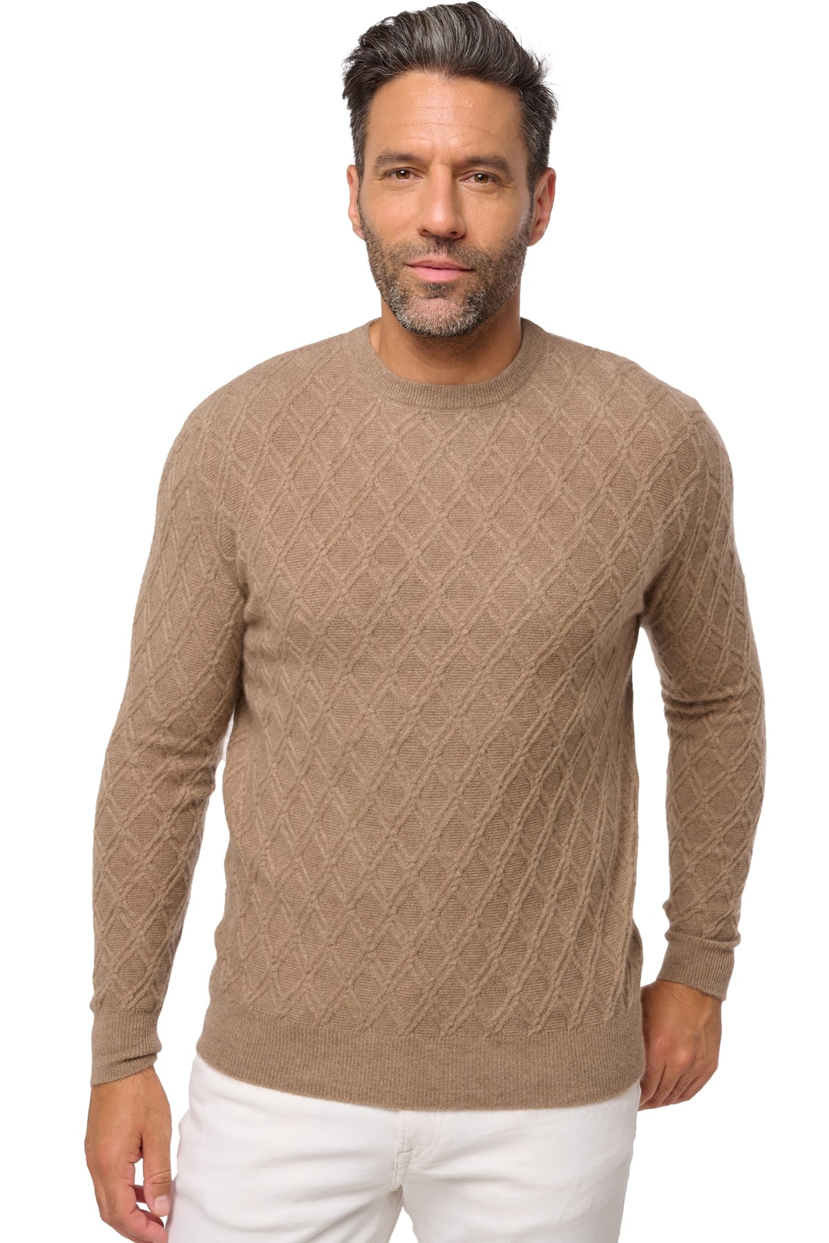 Danemark en cachemire homme - natural terra - Mahogany