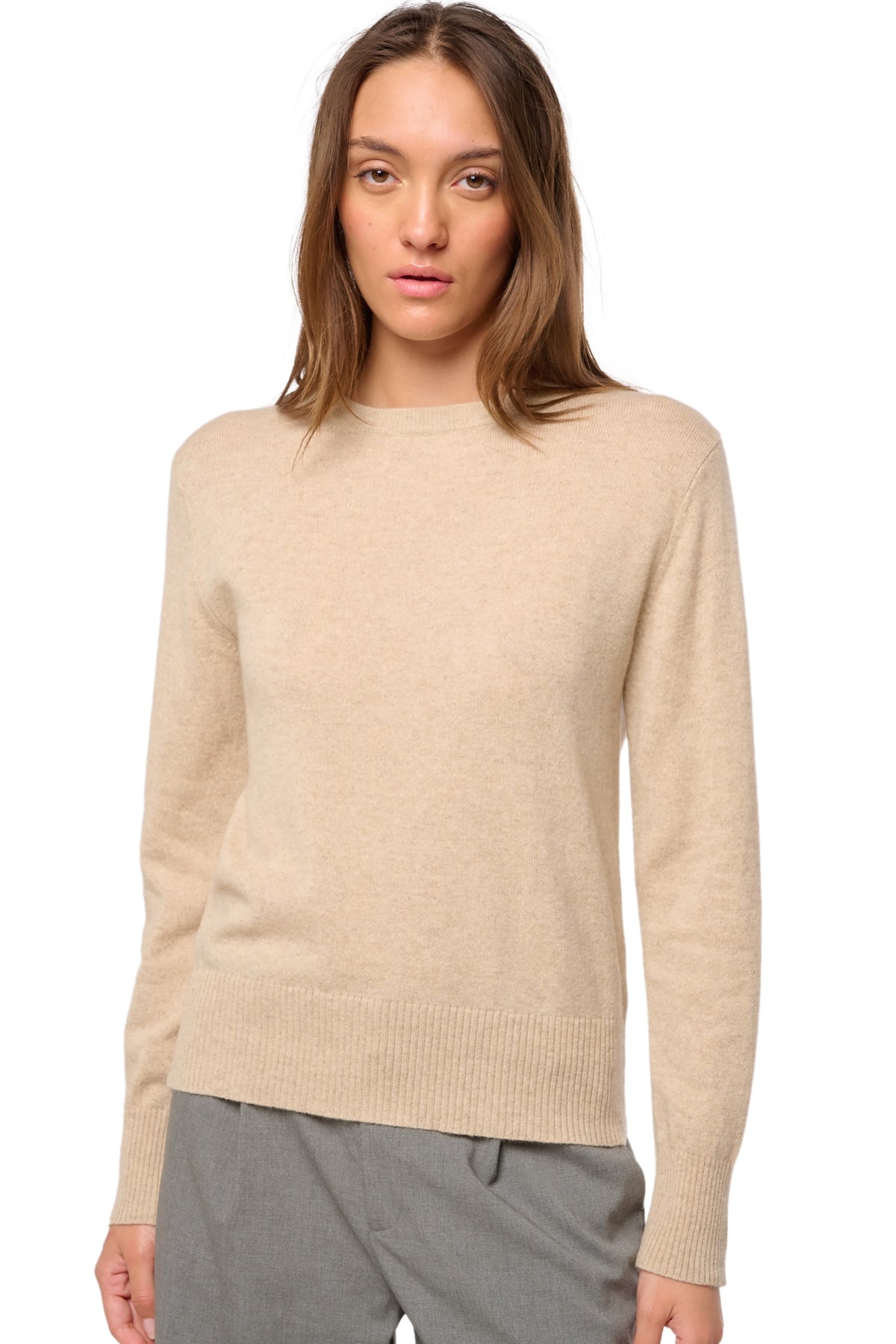 Daria en cachemire femme - natural winter dawn - Mahogany