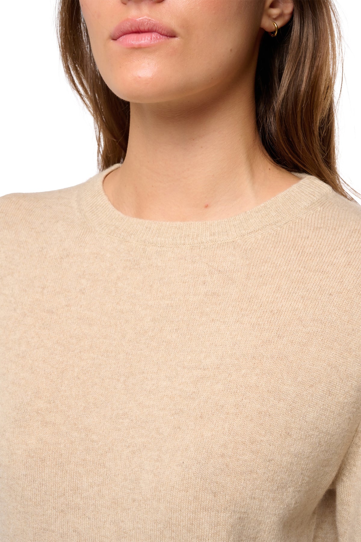 Daria en cachemire femme - Vue 2 - natural winter dawn - Mahogany