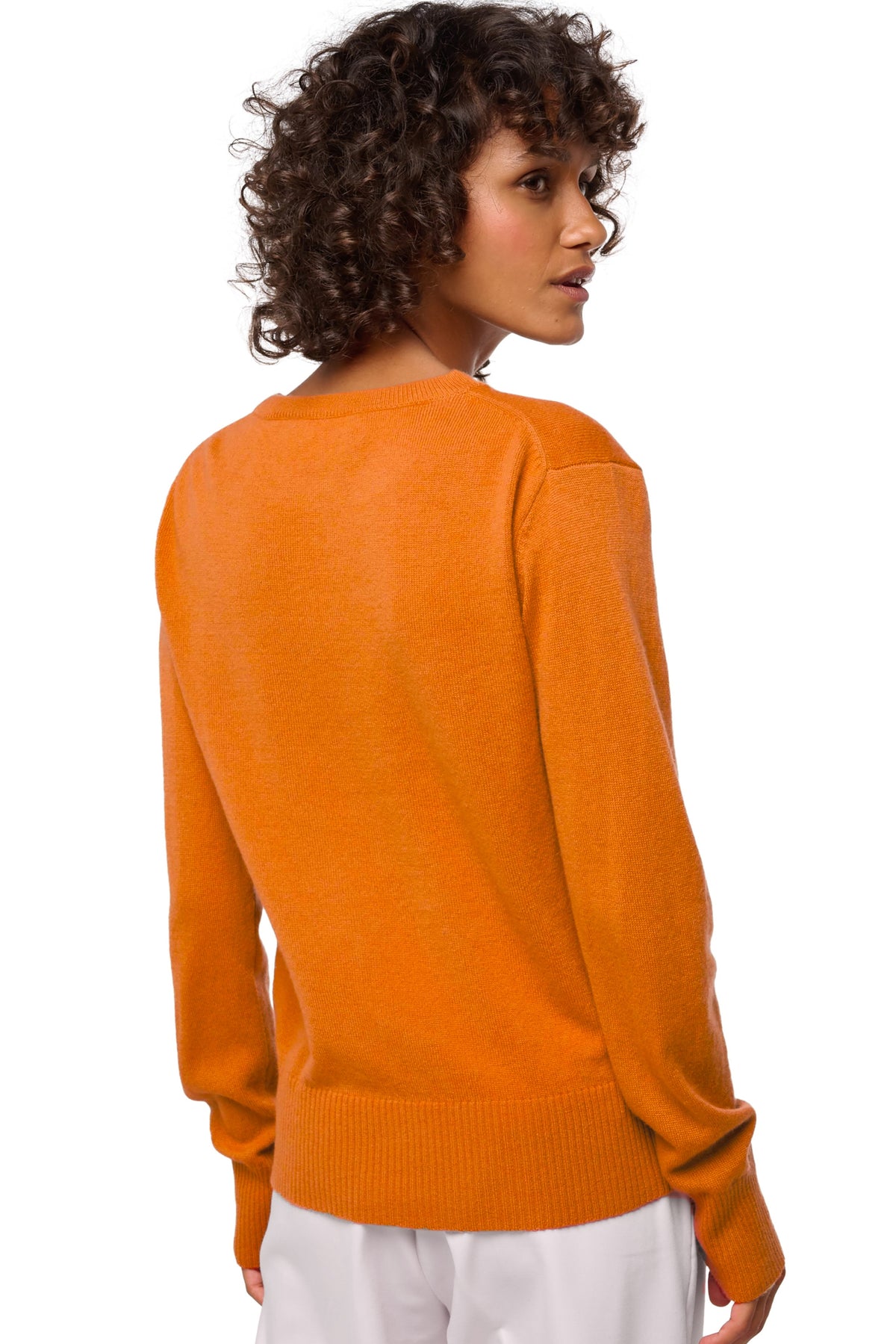 Daria en cachemire femme - Vue 2 - orange - Mahogany