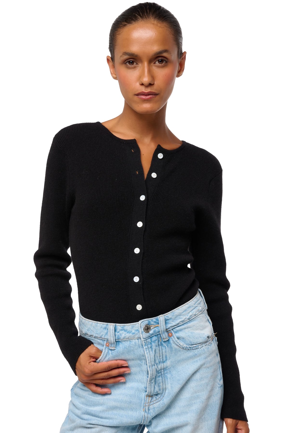 Deedee en cachemire femme - Vue 2 - noir - Mahogany