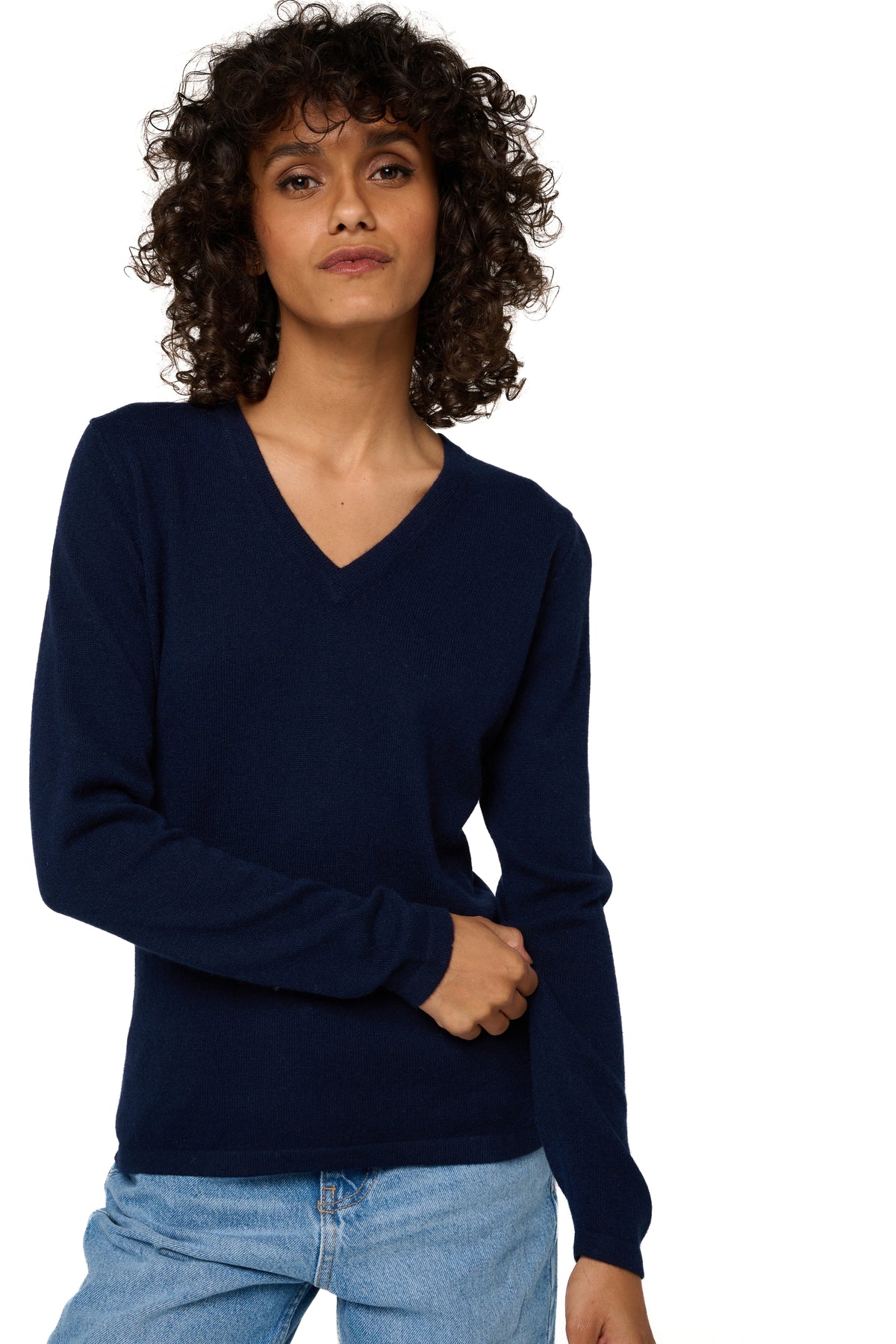 Emma en cachemire femme - marine foncé - Mahogany