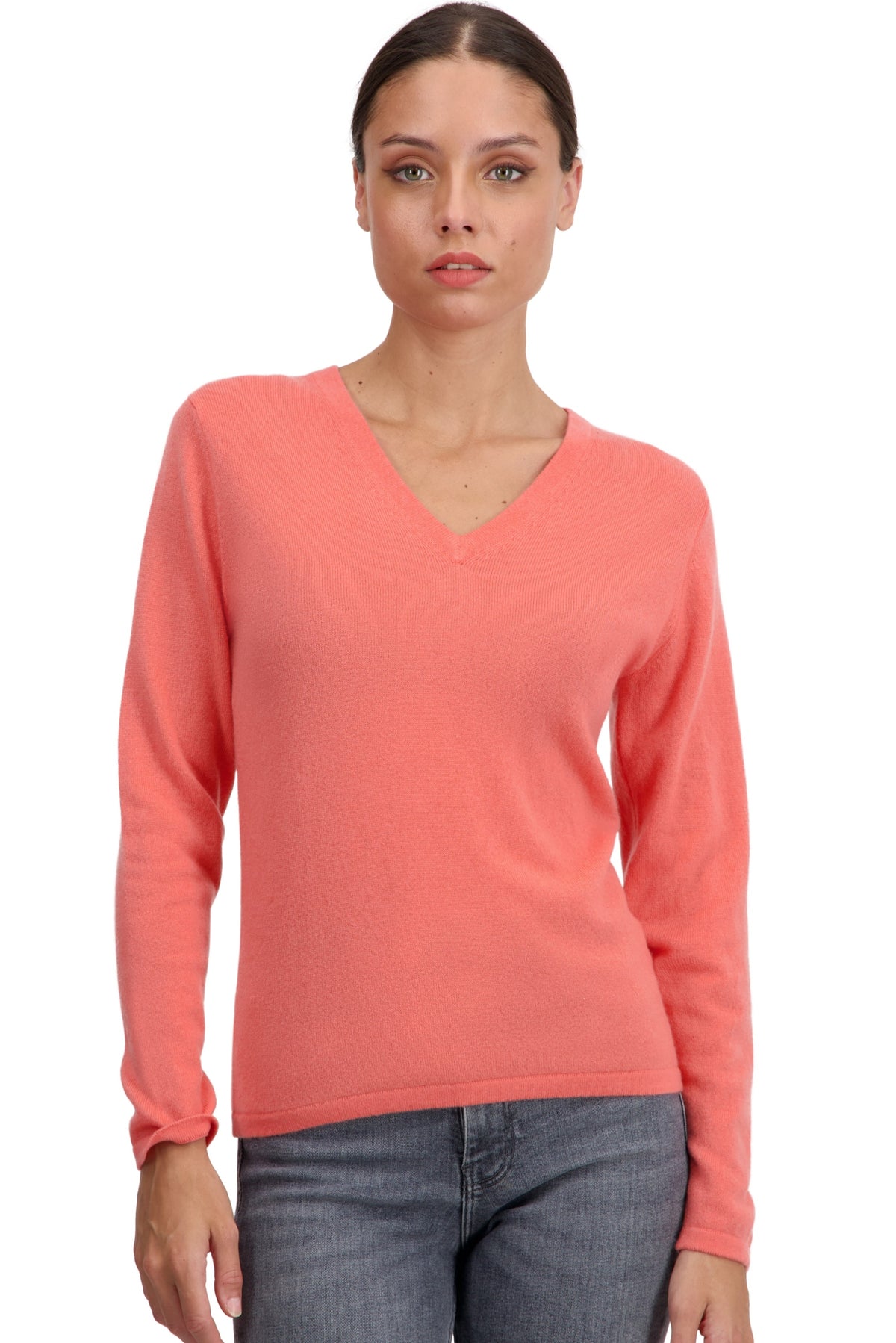 Emma en cachemire femme - peach - Mahogany