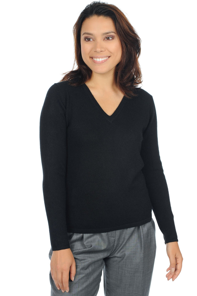 Emma Premium en cachemire femme - black - Mahogany