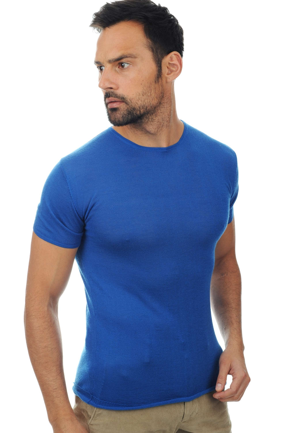 Lilian en duvet de cachemire homme - bleu santorin - Mahogany