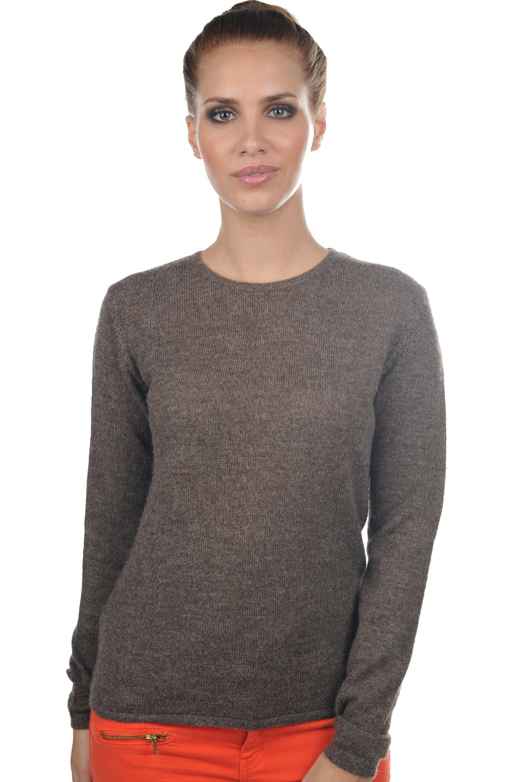 Line-Alpaga en baby alpaga femme - naturel - Mahogany
