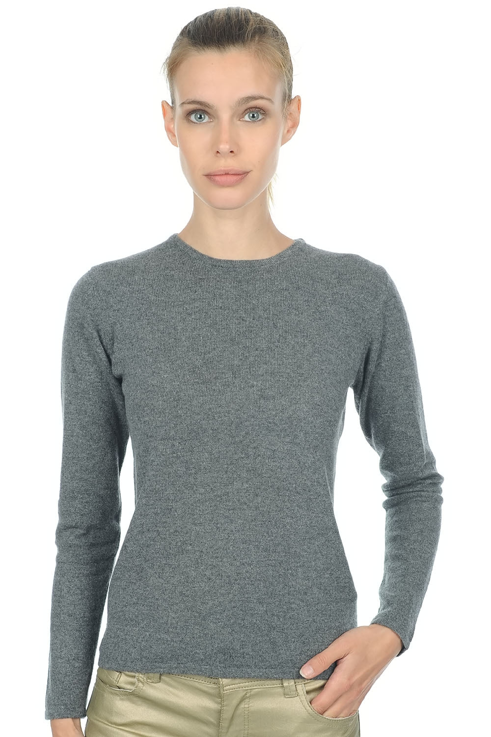 Line Premium en cachemire femme - premium graphite - Mahogany