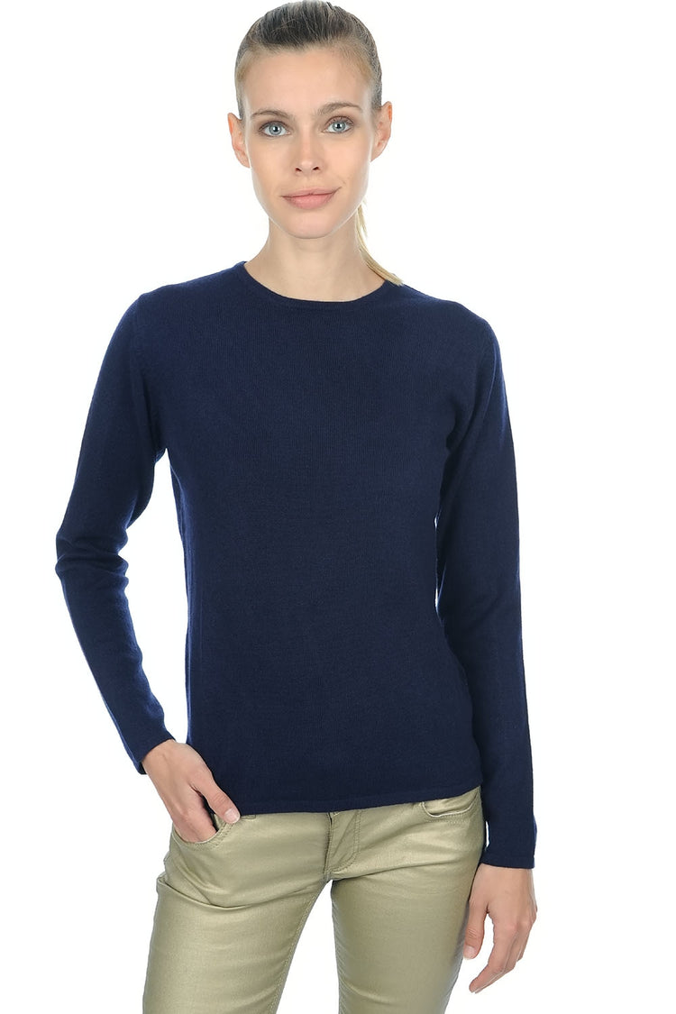 Line Premium en cachemire femme - premium navy - Mahogany